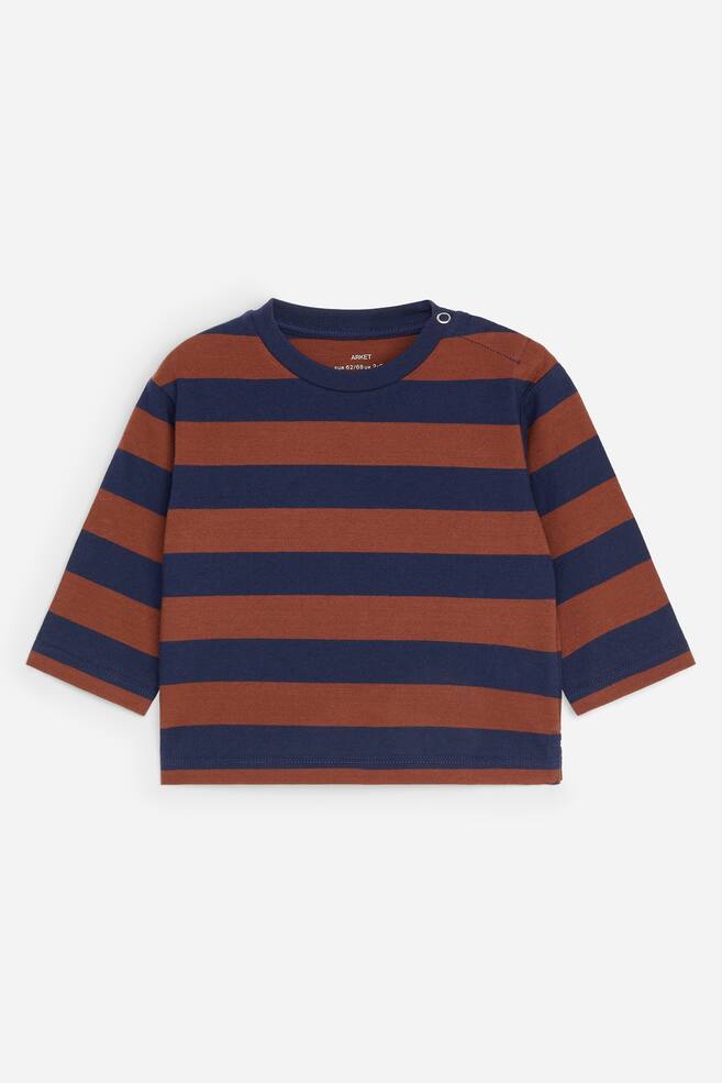 Top de manga larga - Marrón/azul oscuro/Rosa/rojo/Azul claro/verde oscuro/Rosa/lila - 1
