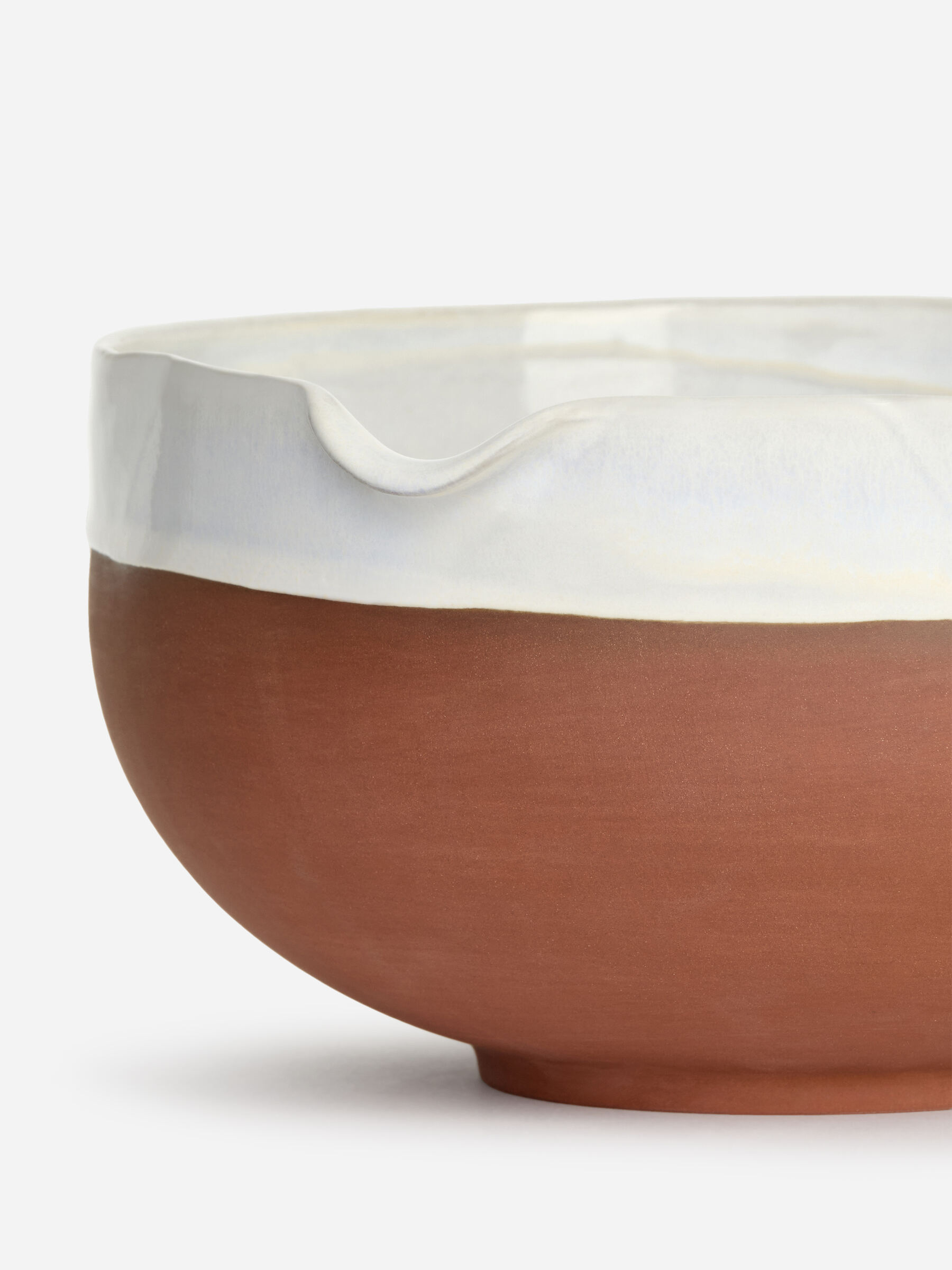 Terracotta Bowl 26 cm - Terracotta/White - Homeware - StillMedia/DescriptiveDetail - 2