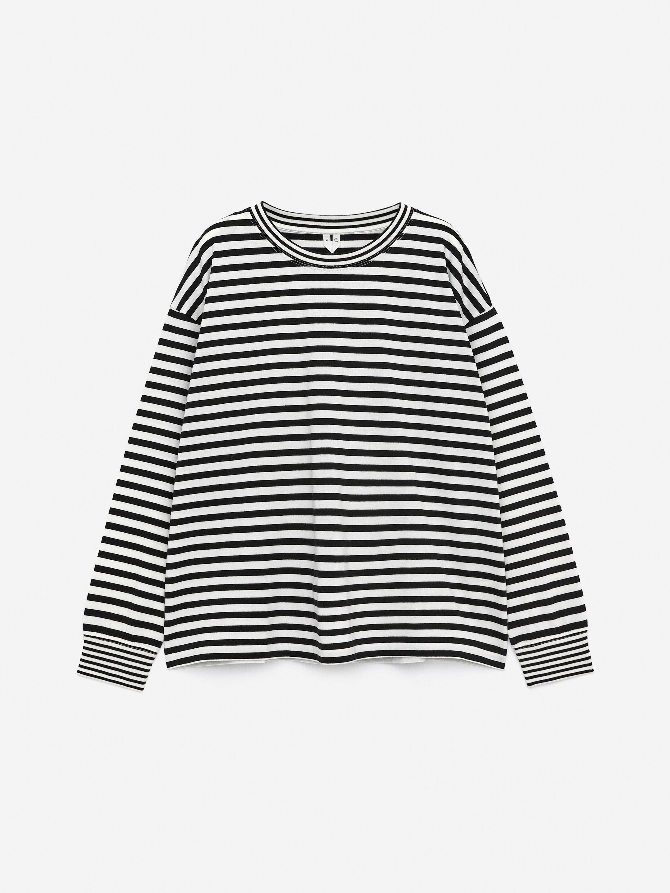 Agrandir l'image: Long-Sleeved T-Shirt - Blanc/Noir - FEMME | H&M BE 5