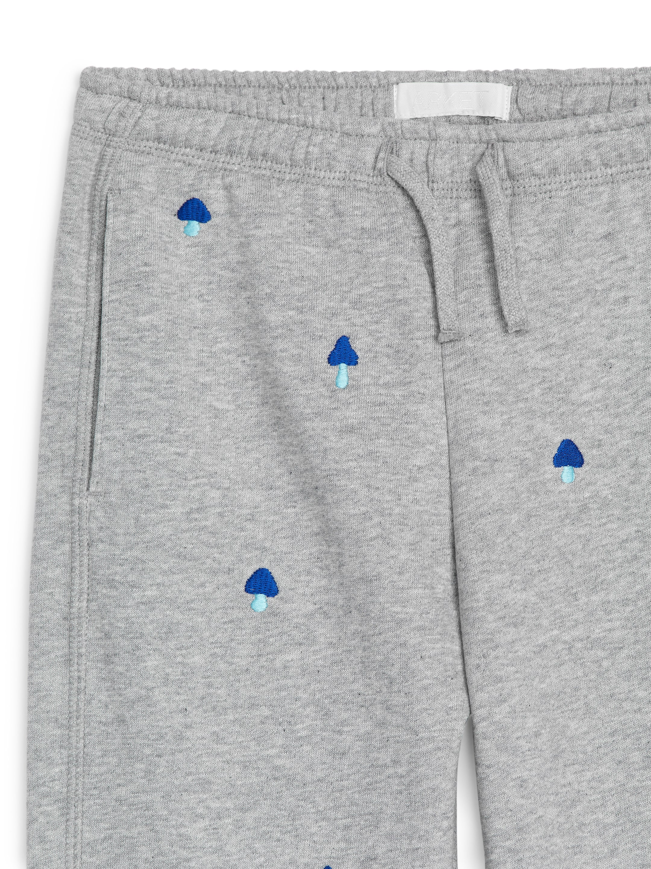 Embroidered Sweatpants - Grey Melange - Relaxed fit - Children - StillMedia/DescriptiveDetail - 2