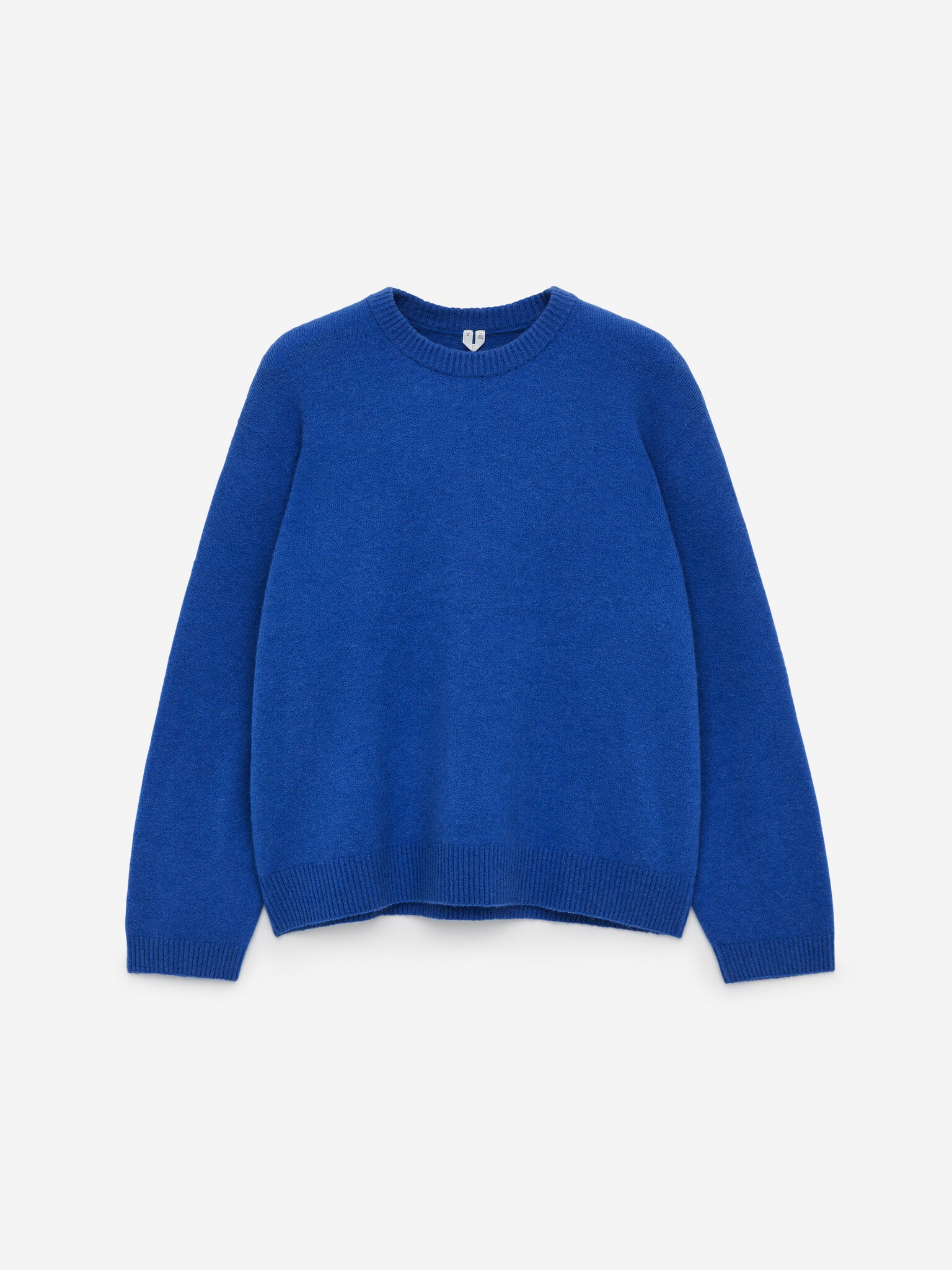 Svetr z alpaka-vlněné směsi - Bright Blue/Béžová/Modrá/Bright Blue