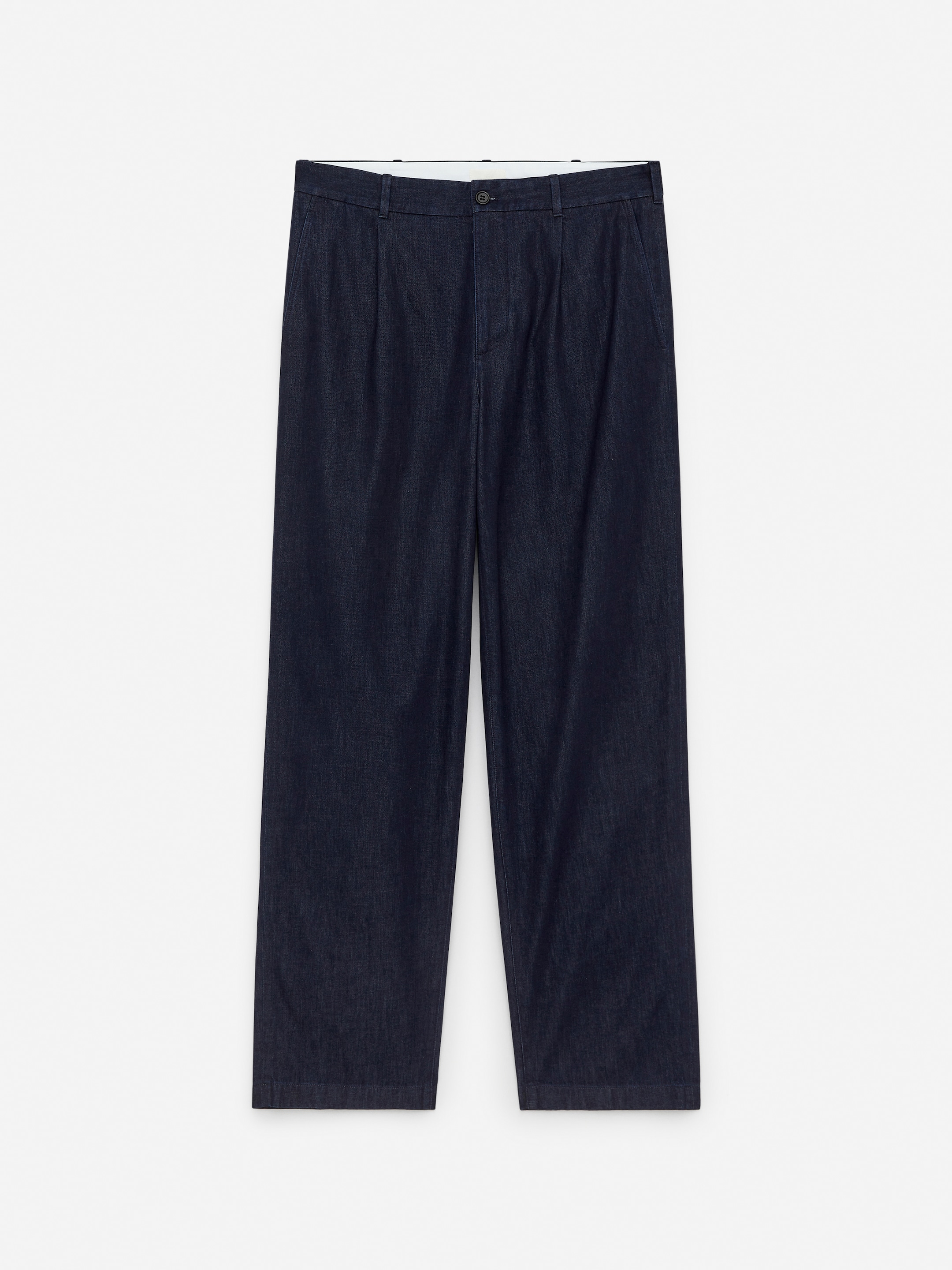 Denim Chinos - Dark Blue - Loose fit - Men - StillMedia/DescriptiveStillLife - 2