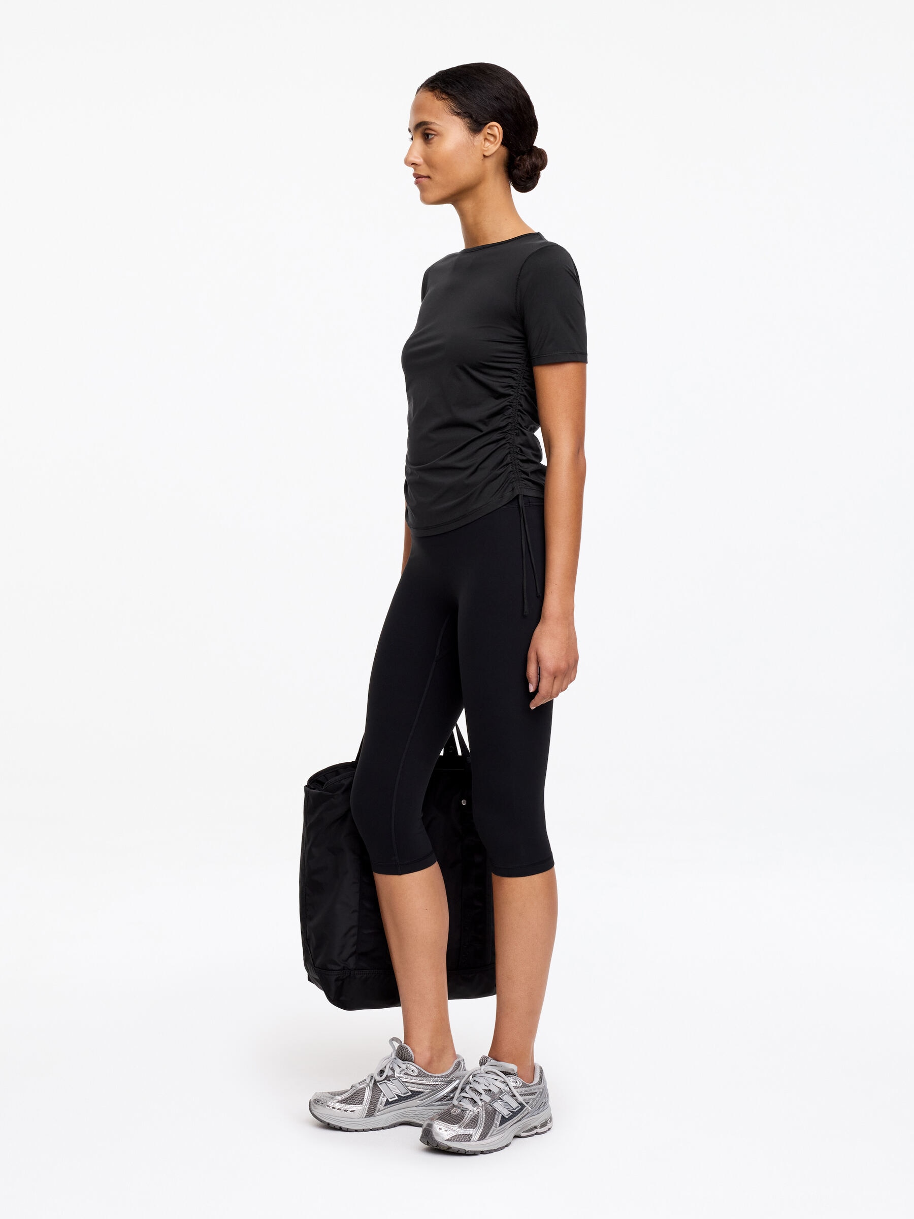 Top con cordón - Negro - Corte ajustado - Women - StillMedia/Lookbook - 3