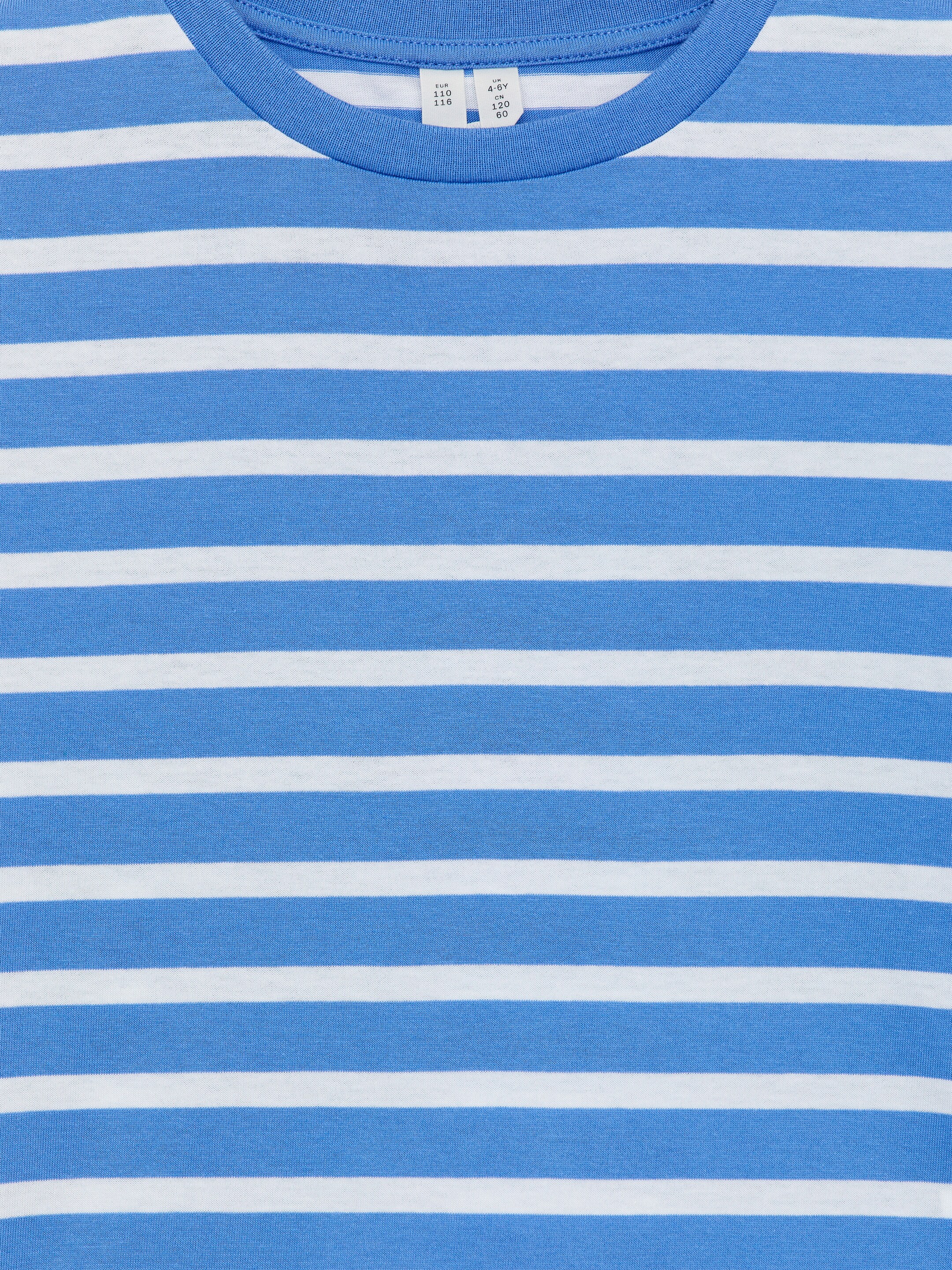 View larger image: Long-Sleeved T-Shirt - White/Blue - Kids | H&M GB 3