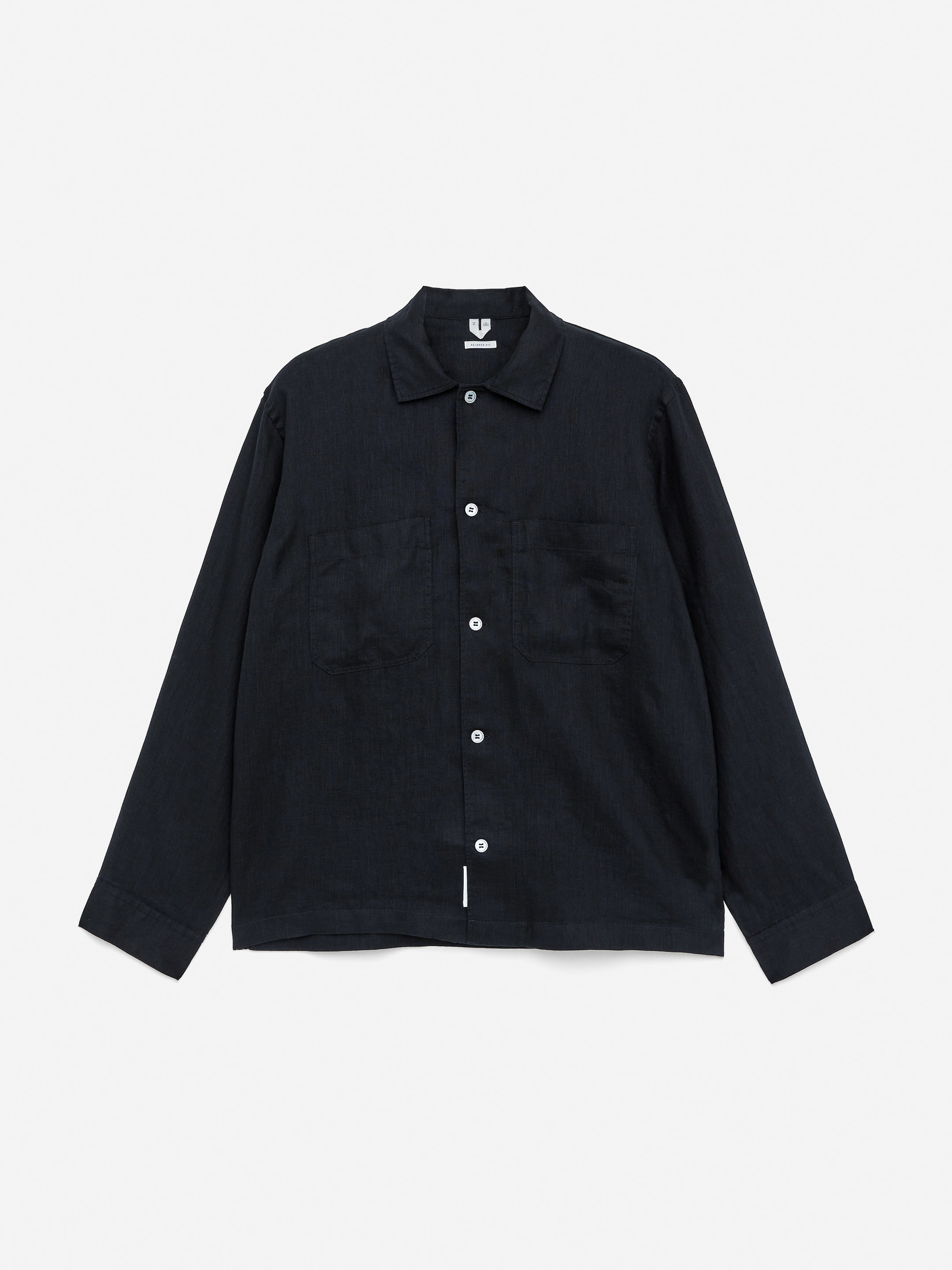Grotere afbeelding bekijken: Ruimvallend linnen overhemd - Blue - HEREN | H&M BE 5