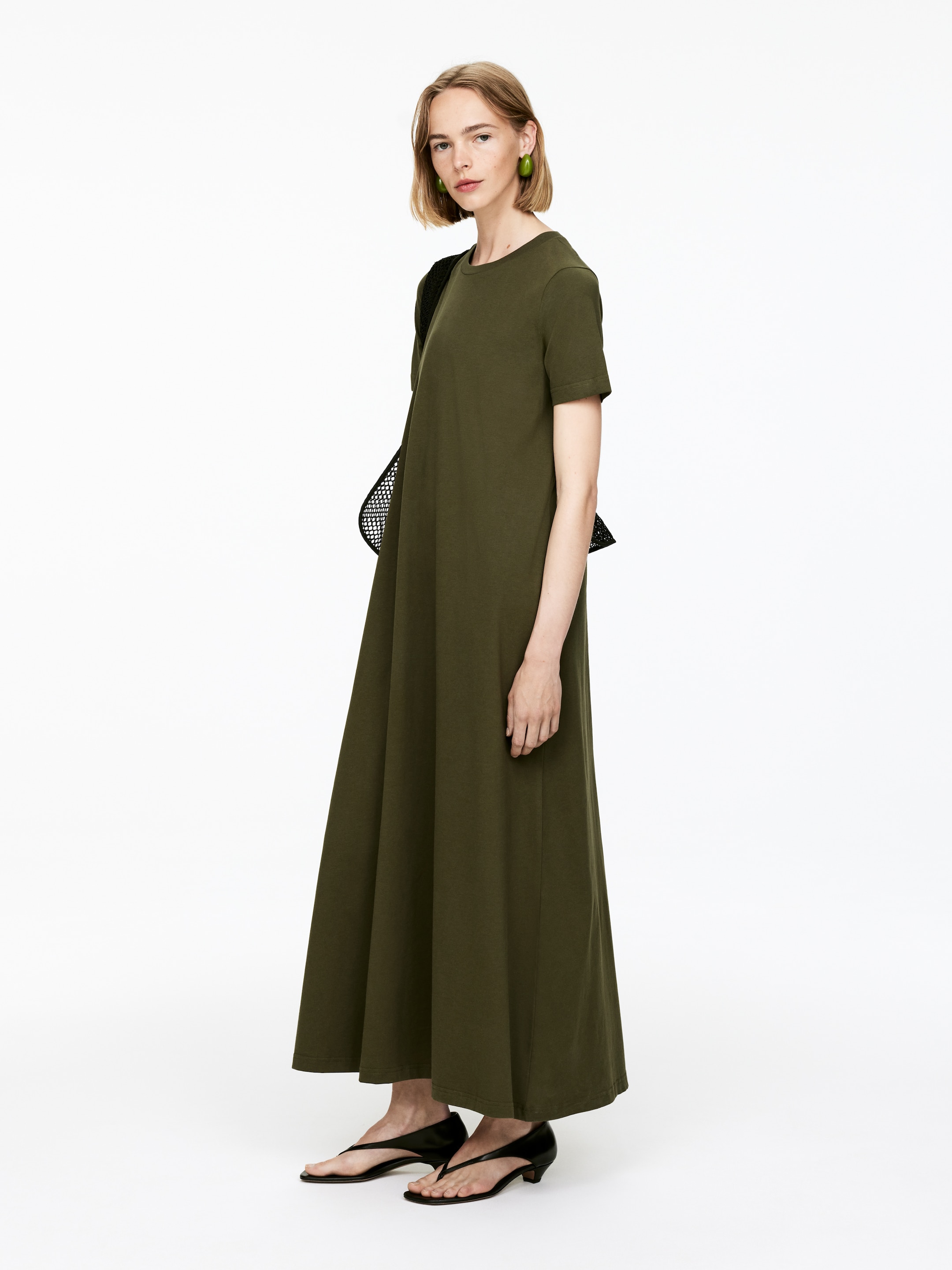 Visualizza immagine più grande: Maxi abito T-shirt - Verde kaki - DONNA | H&M IT 2