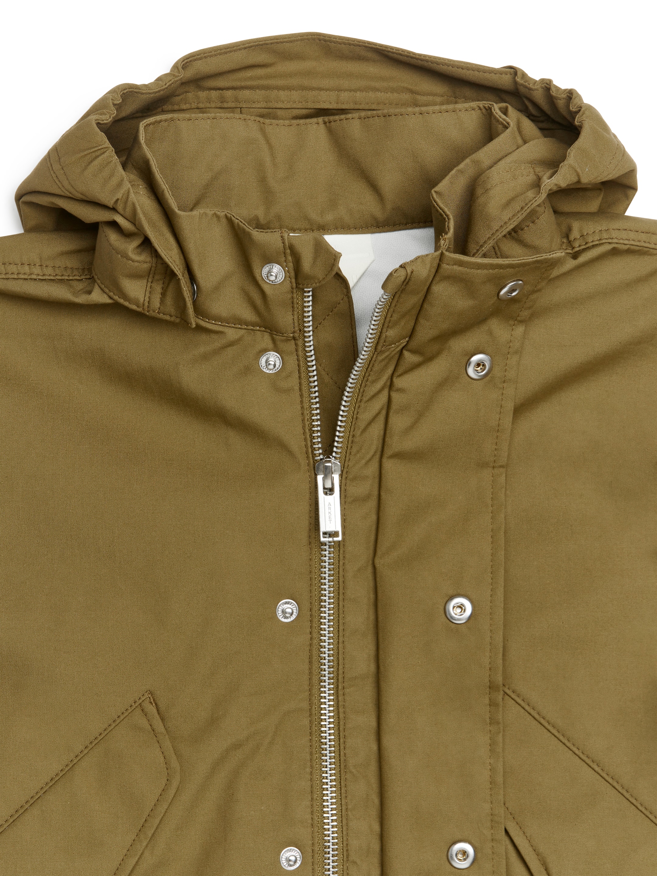 View larger image: Cotton Parka - Olive Green - Kids | H&M GB 5