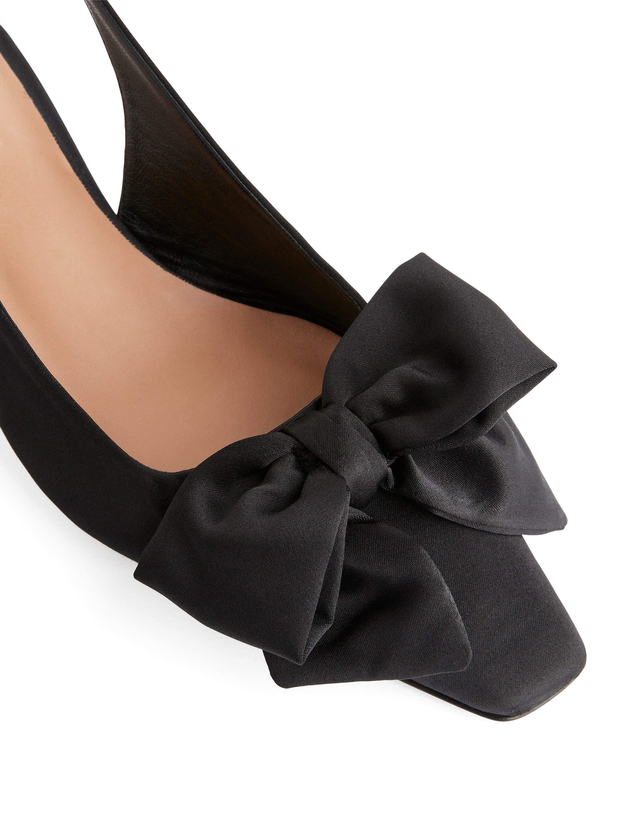 Grotere afbeelding bekijken: Zachte pumps met strik en slingback - Zwart - DAMES | H&M NL 5