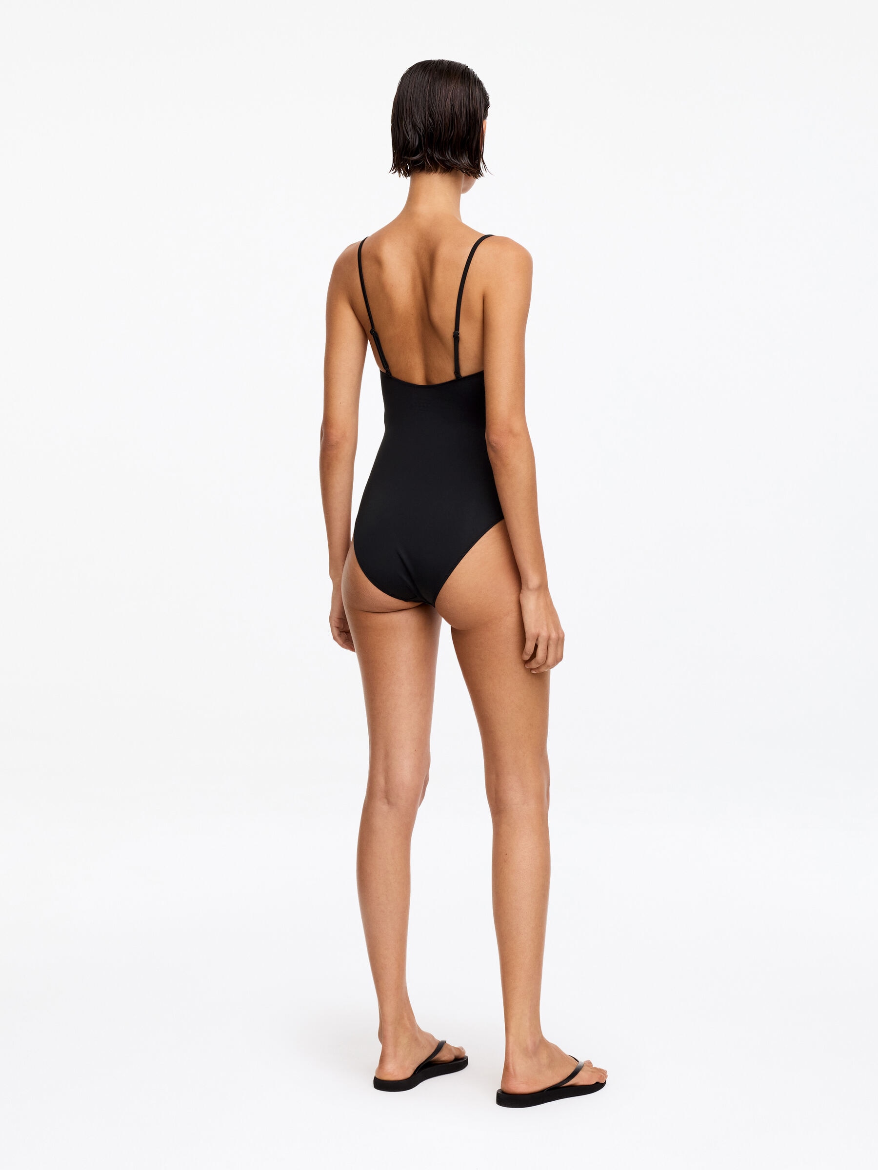 Square-Neck Swimsuit - Black - Women - StillMedia/Lookbook - 3