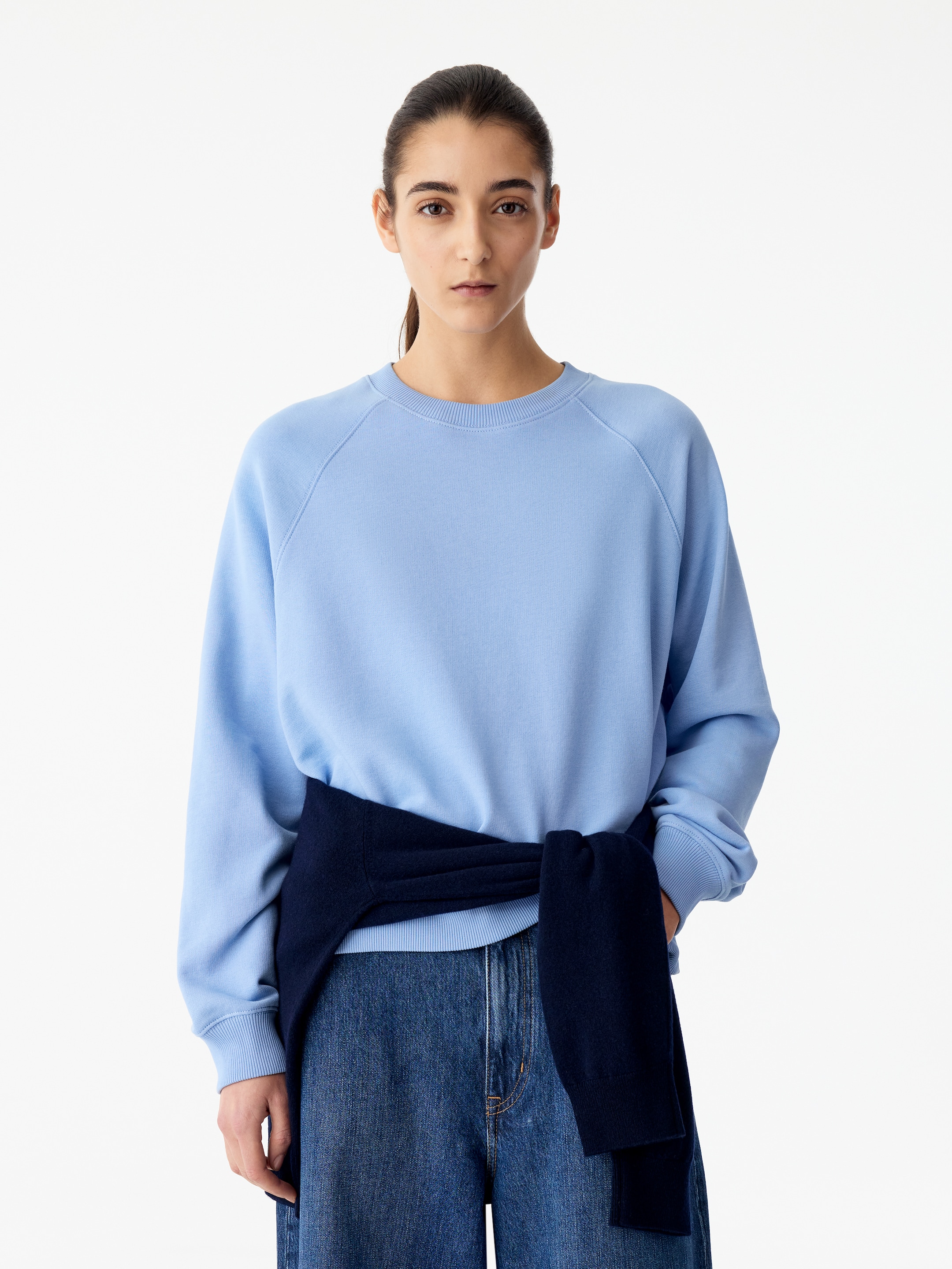 Sudadera de algodón-Blue-21247