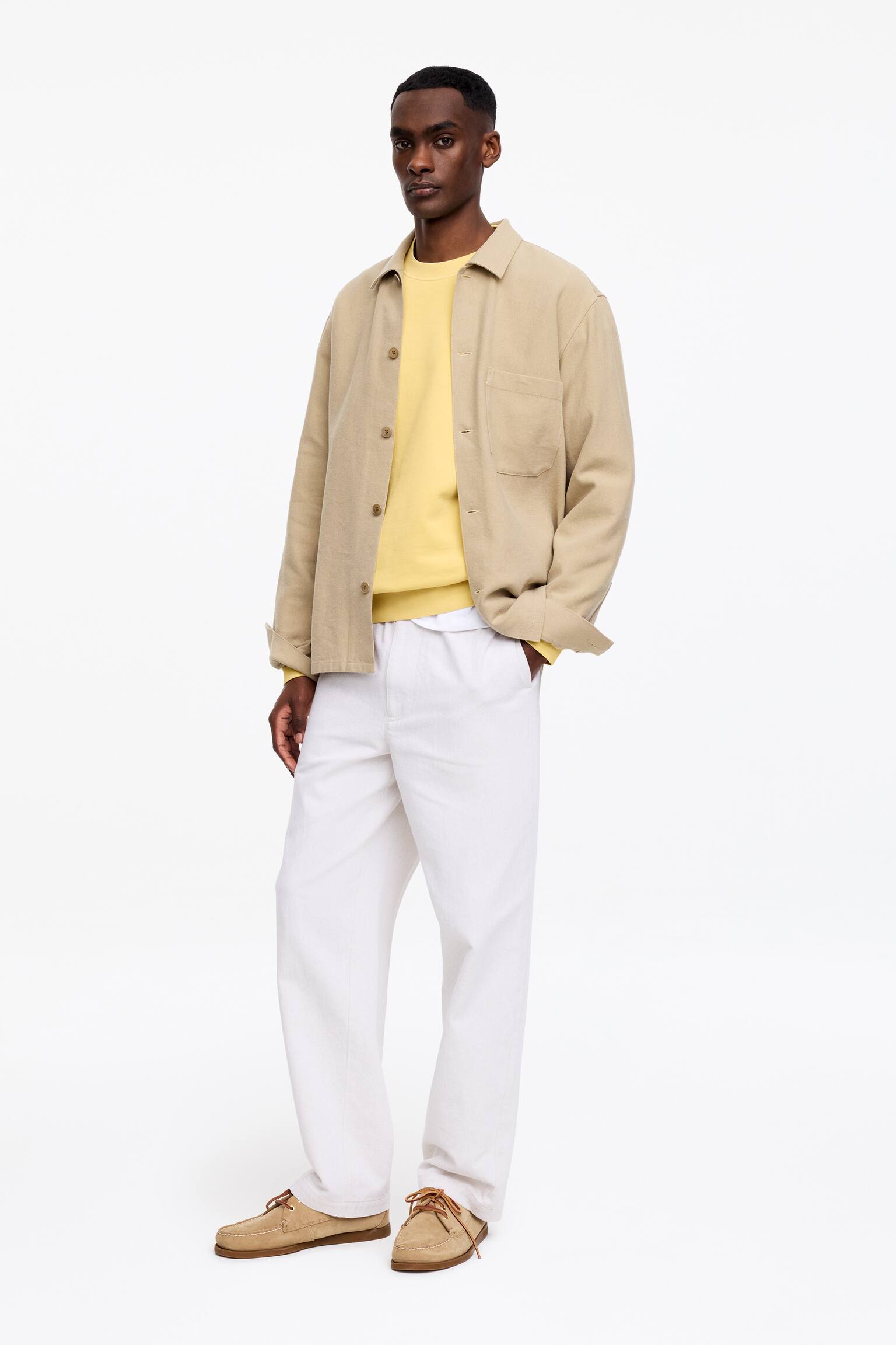 Legeres Sweatshirt - Gelb/Rot/Taubenblau - 3