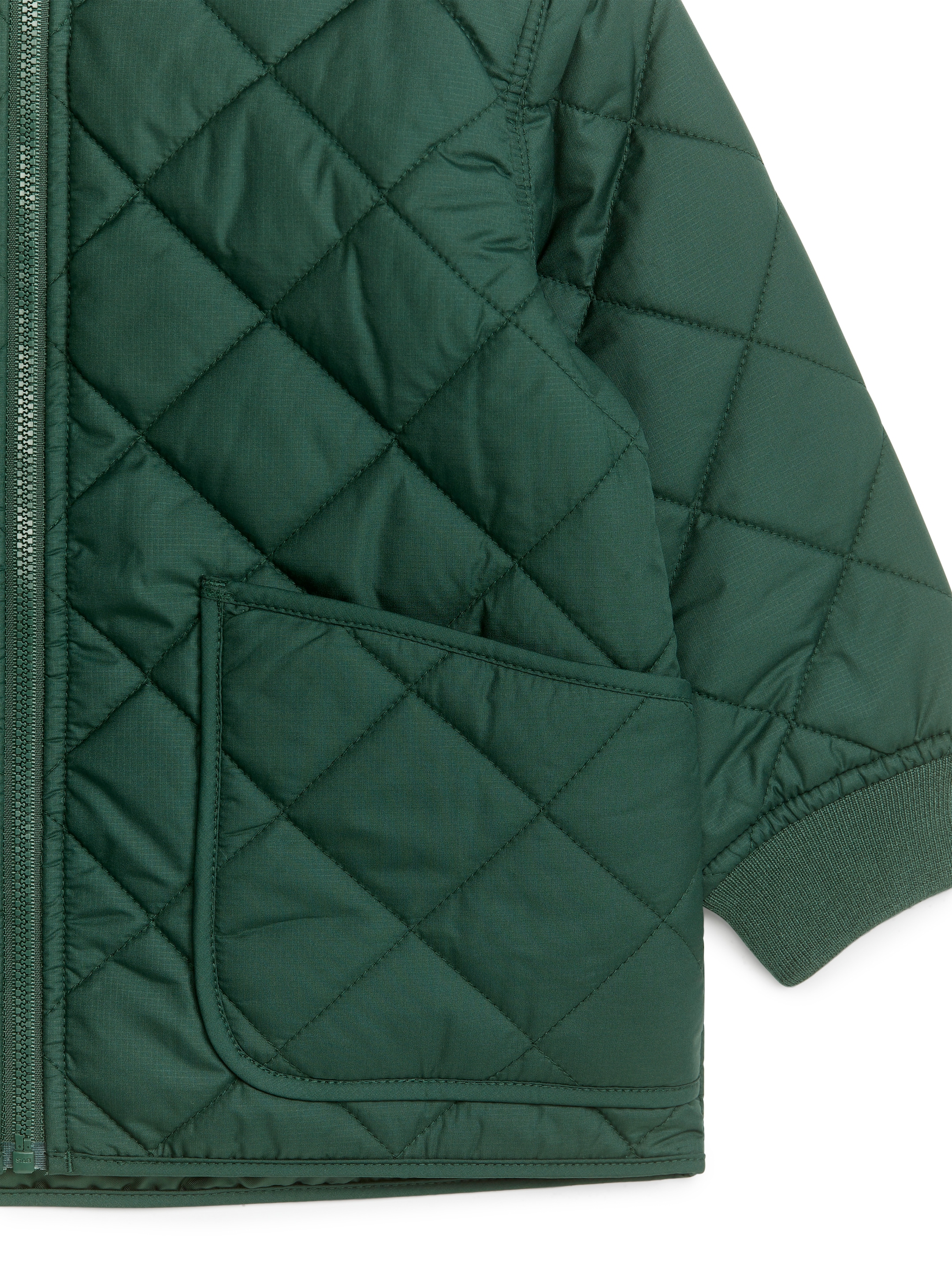 Quiltad jacka - Mörkgrön - Regular fit - Children - StillMedia/DescriptiveDetail - 2