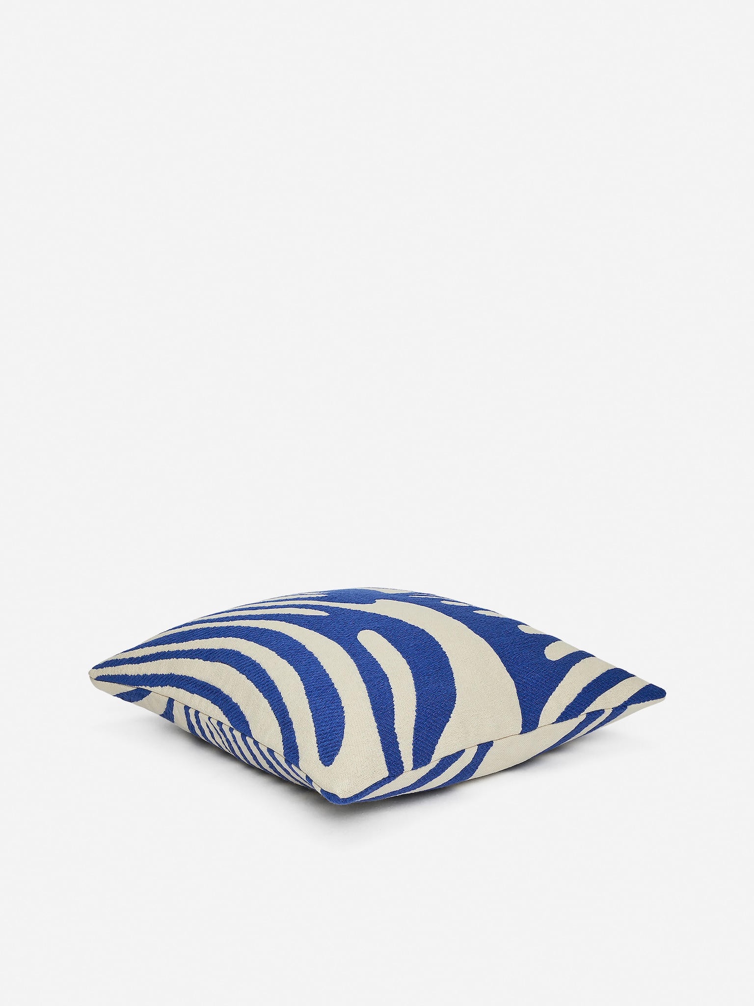 Cotton Wool Cushion Cover 50 x 50 cm - White/Blue/Dark Mole/White/Red/Beige