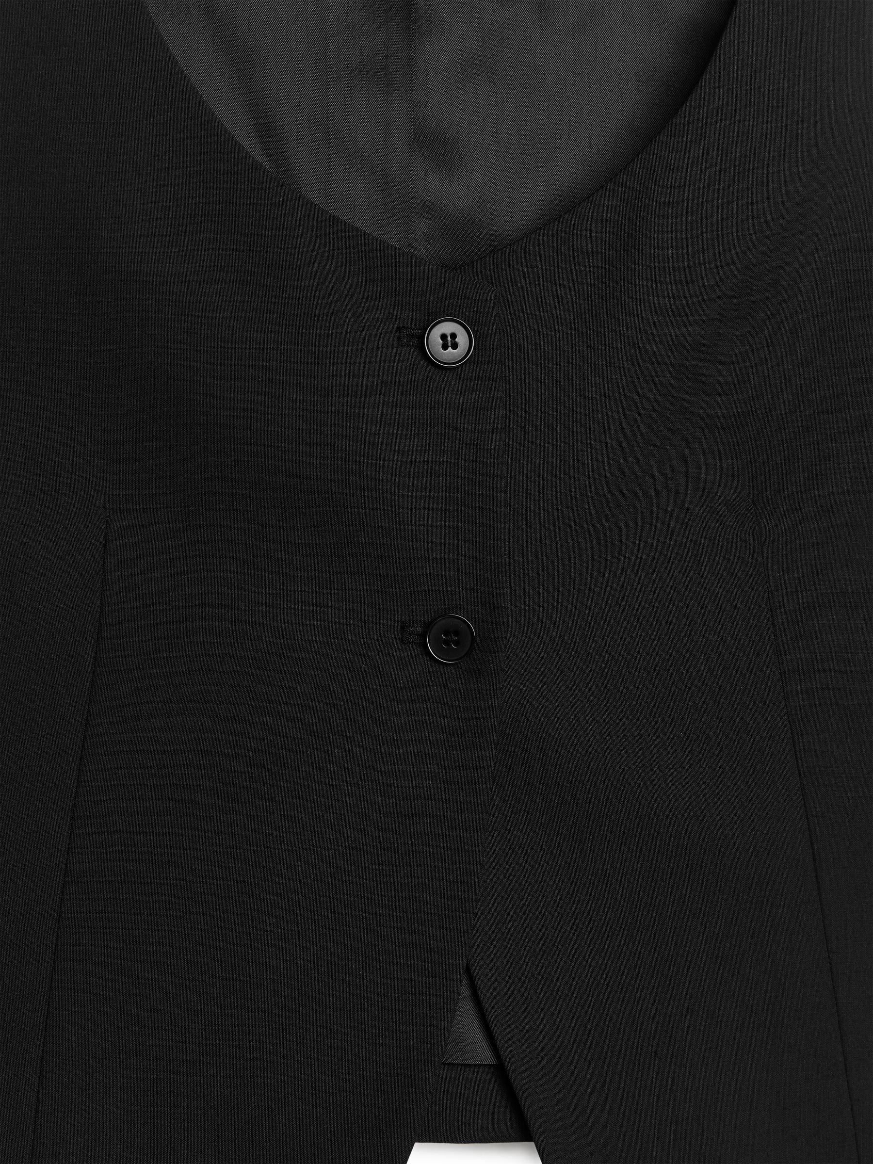 Kamizelka z domieszką wełny - Czarny - Wąski fason - Women - StillMedia/DescriptiveDetail - 2