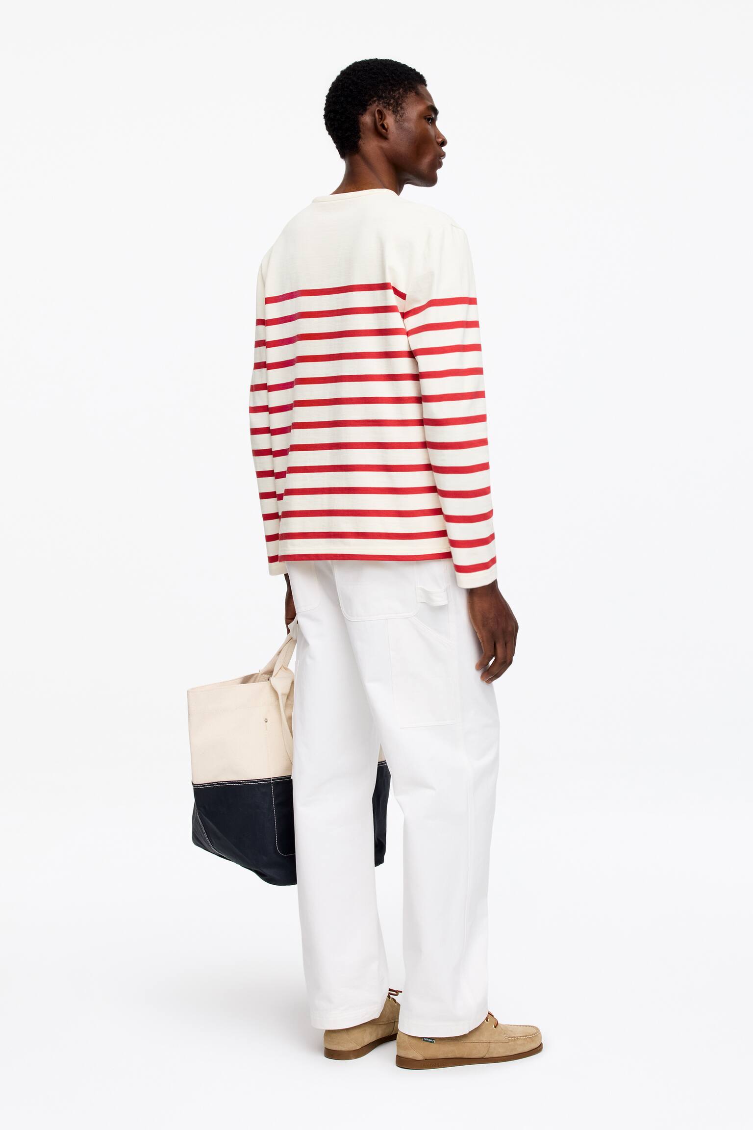 Camiseta de manga larga - Rojo/blanco/Blanco roto/azul oscuro - 5