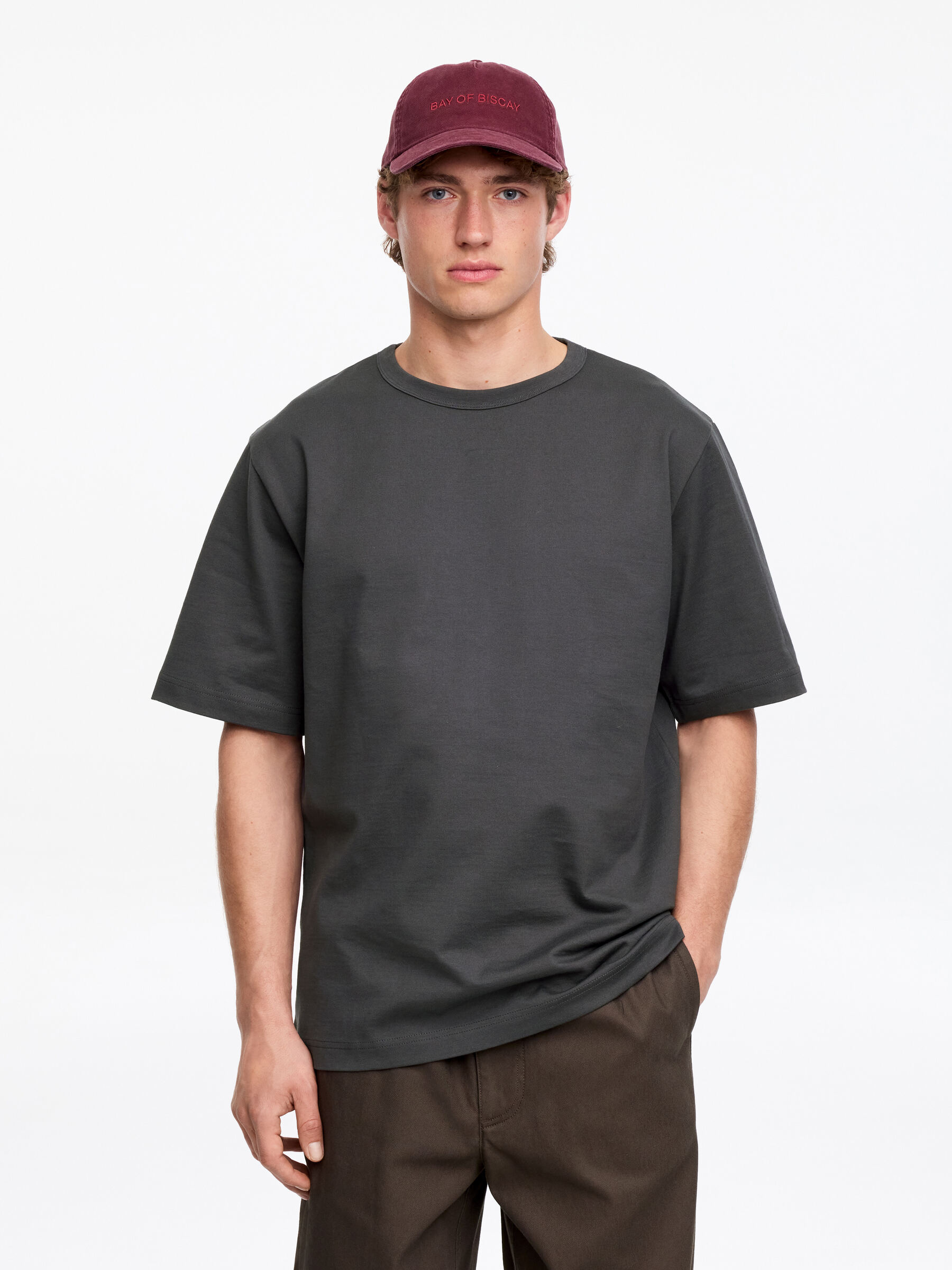 Camiseta oversize de 270 GSM-#494A4F-19056