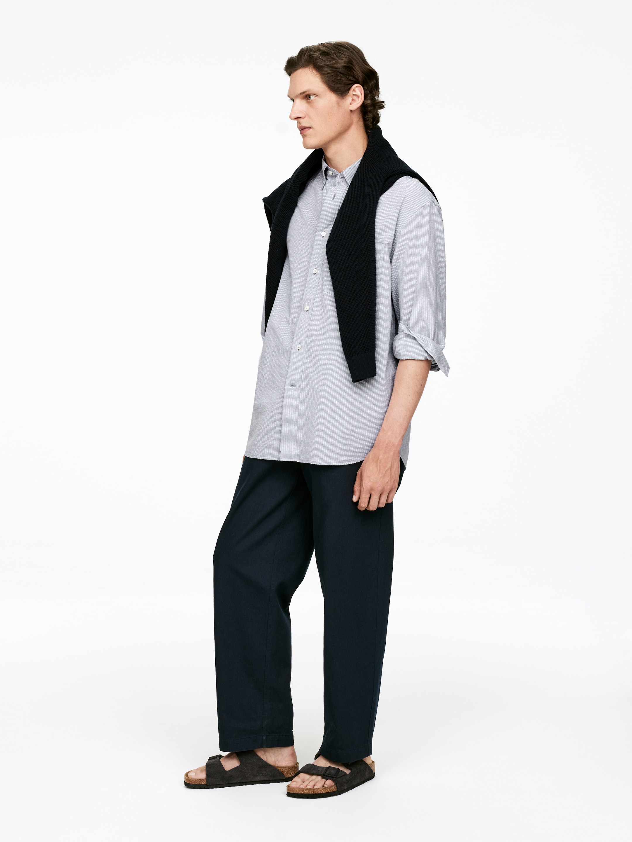 Zobacz większy obraz: Luźna koszula z kory - Szary - ON | H&M PL 4