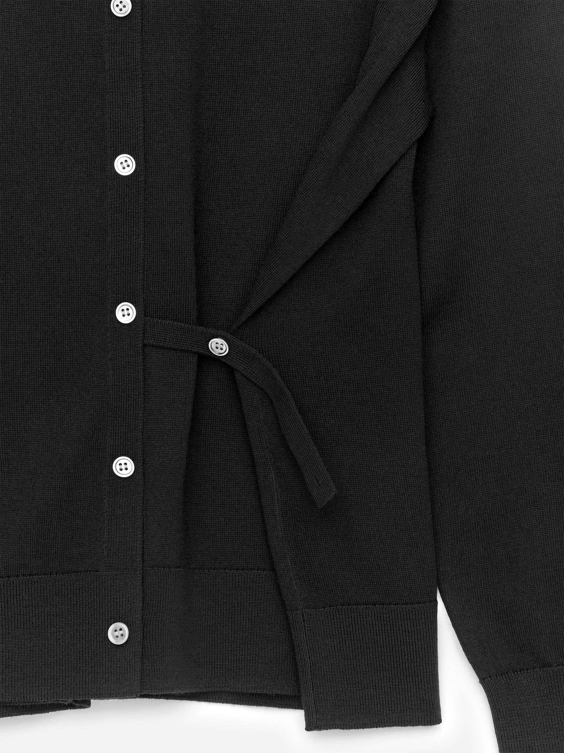 Gilet en laine mérinos - Noir - Regular fit - Femme - StillMedia/DescriptiveDetail - 1