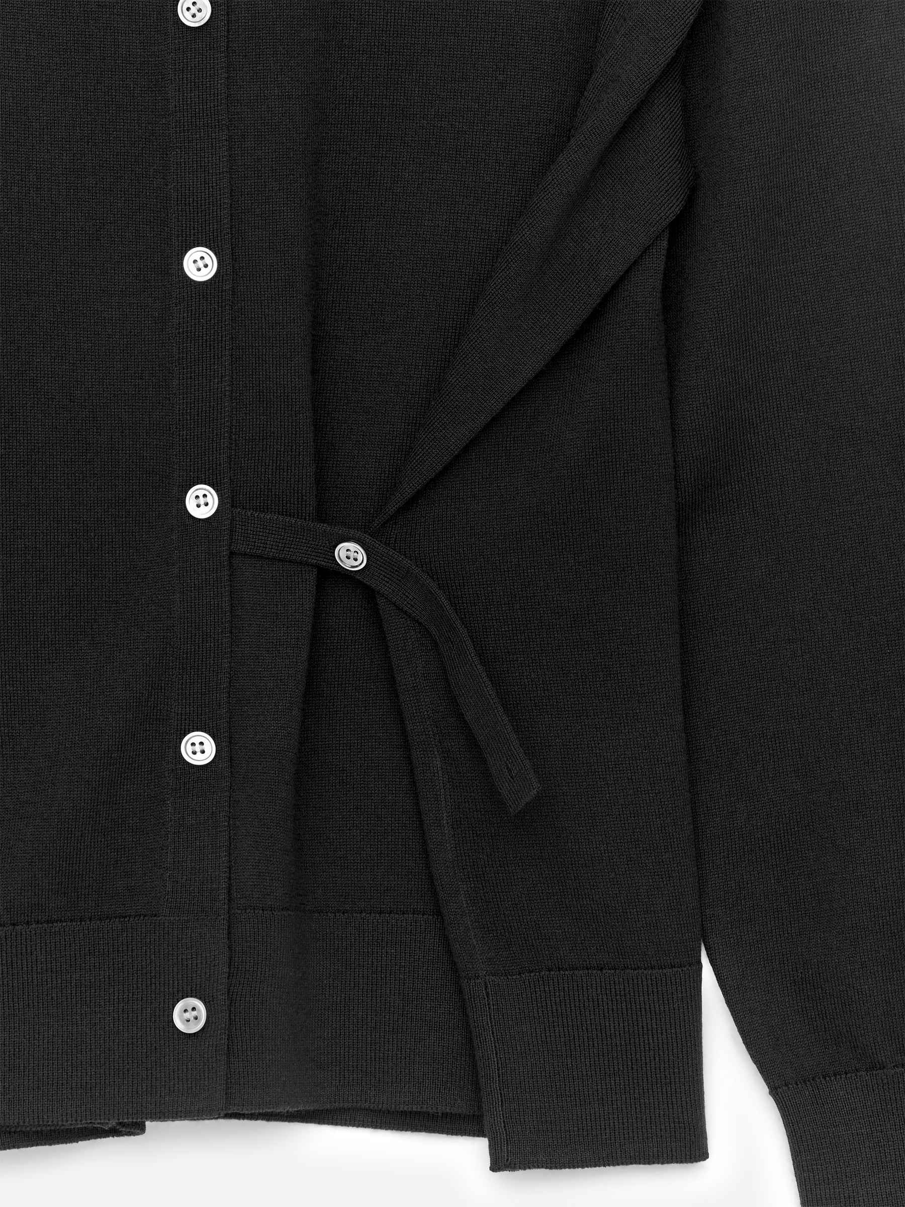 Cárdigan de lana merino - Negro - Corte estándar - Women - StillMedia/DescriptiveDetail - 1