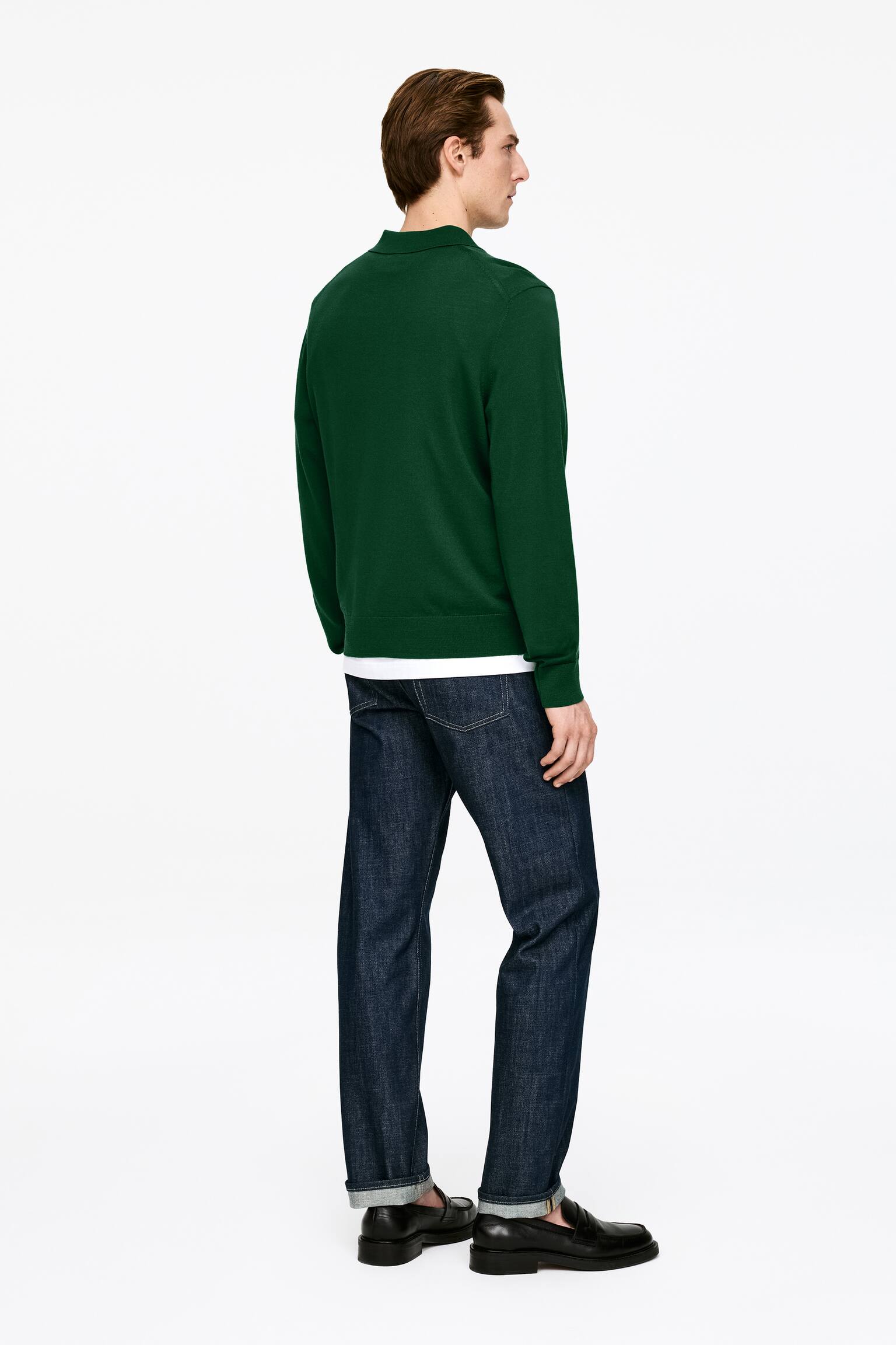 Polo en laine mérinos - Vert/Bleu ciel/Bleu foncé/Vert foncé - 6