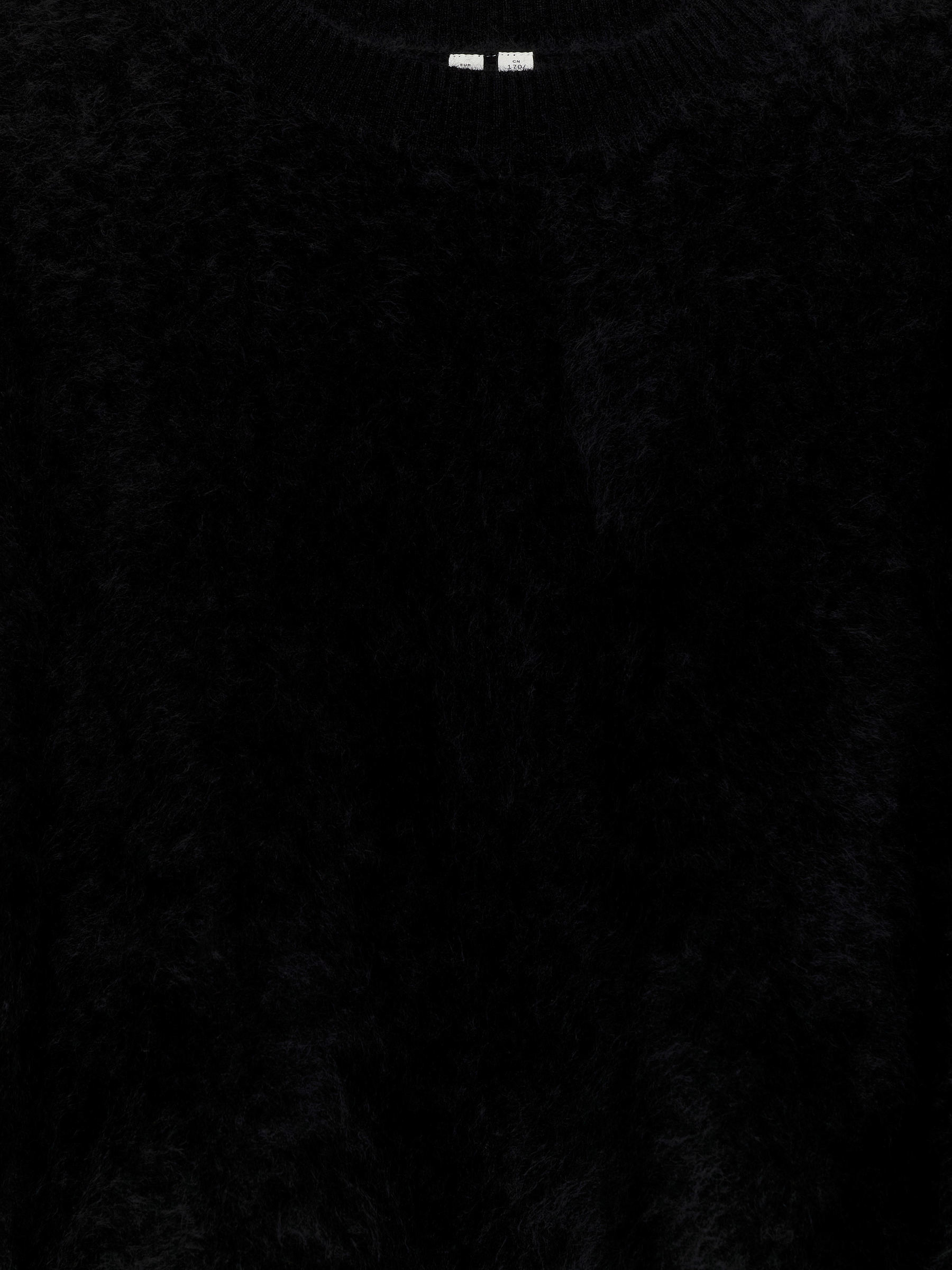 Pullover aus reinem, gebürstetem Kaschmir​ - Schwarz - Loose Fit - Damen - StillMedia/DescriptiveStillLife - 2