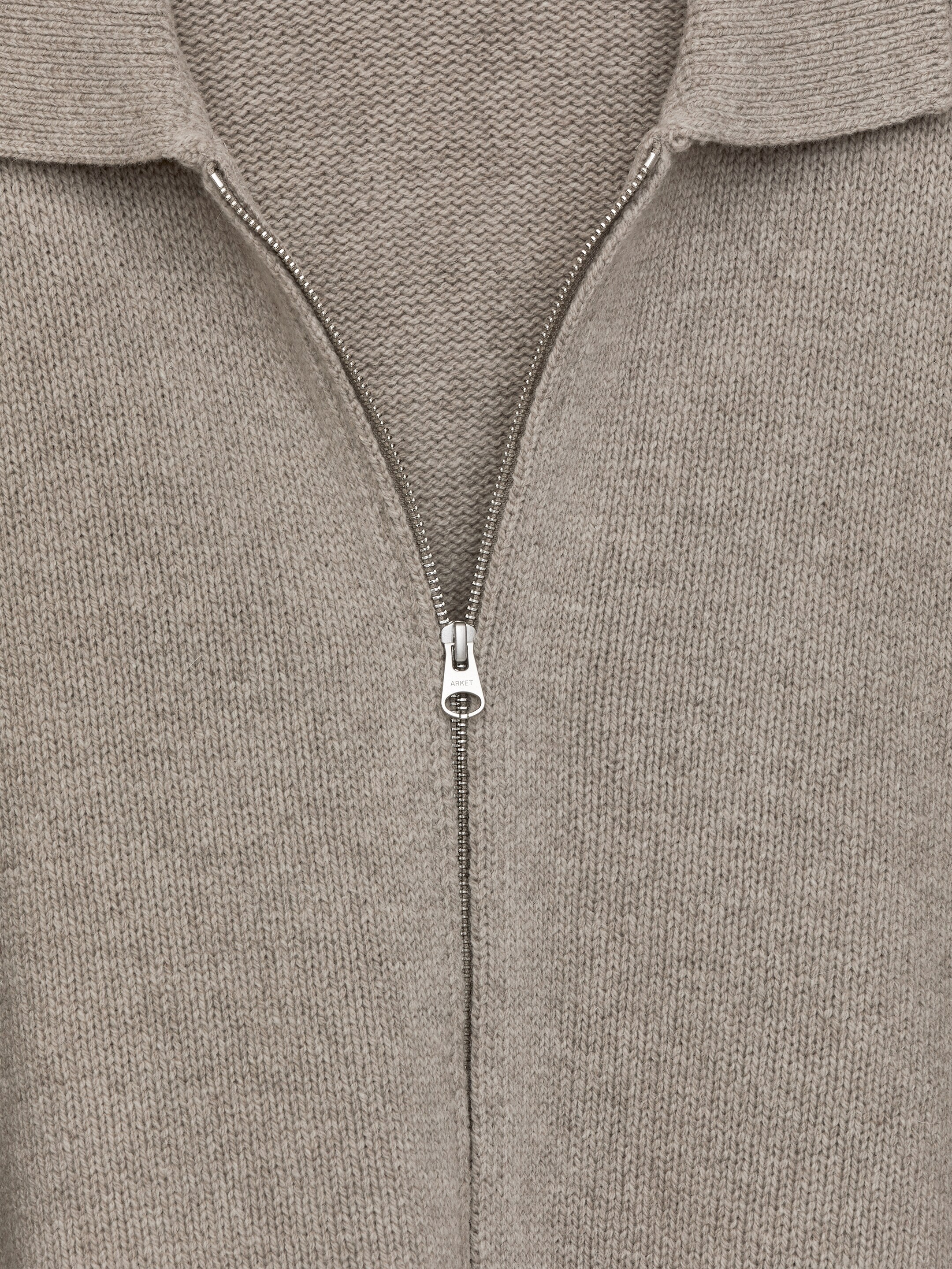 Agrandir l'image: Gilet zippé en laine - Beige - HOMME | H&M FR 6