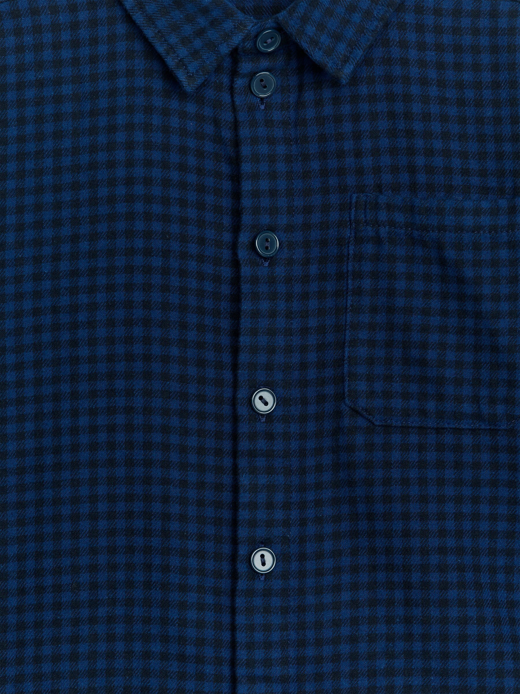 Flanellhemd mit Vichykaros - Blau/Schwarz - Regular Fit - Kinder - StillMedia/DescriptiveDetail - 3