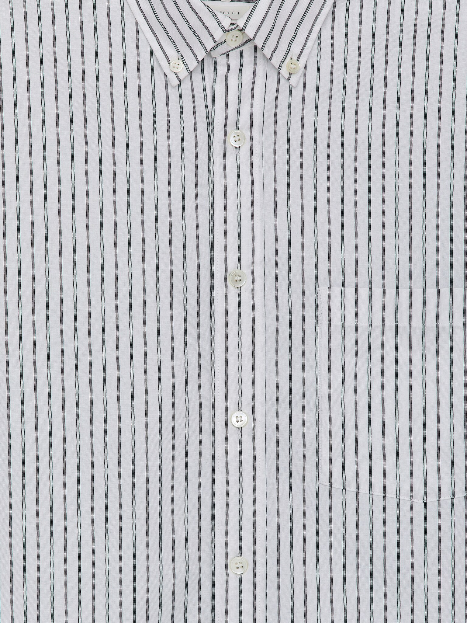 Chemise en popeline décontractée - Gris/Blanc/Bleu ciel - 6