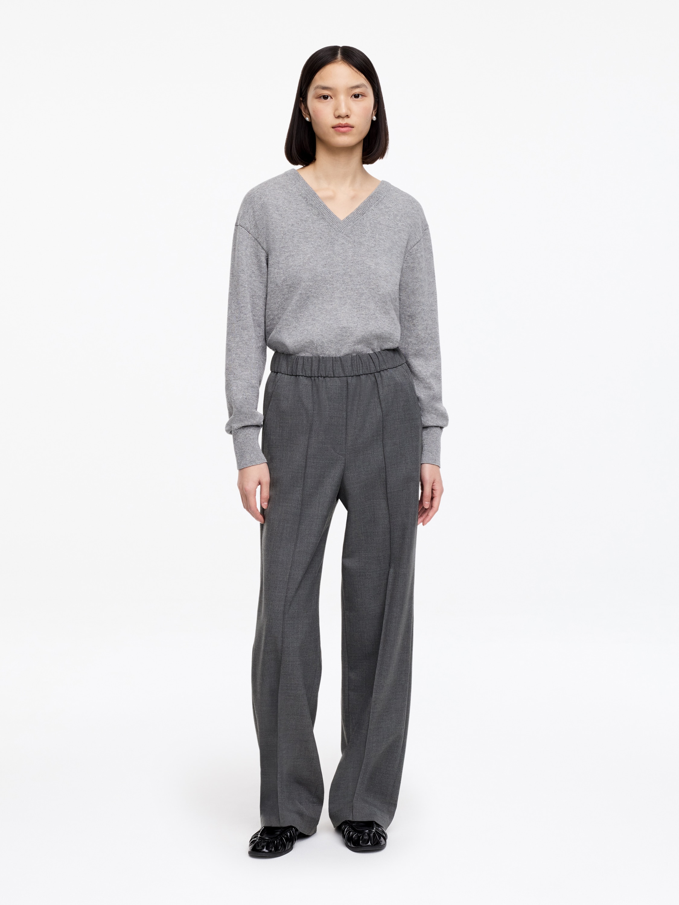 Elegante broek met elastische taille