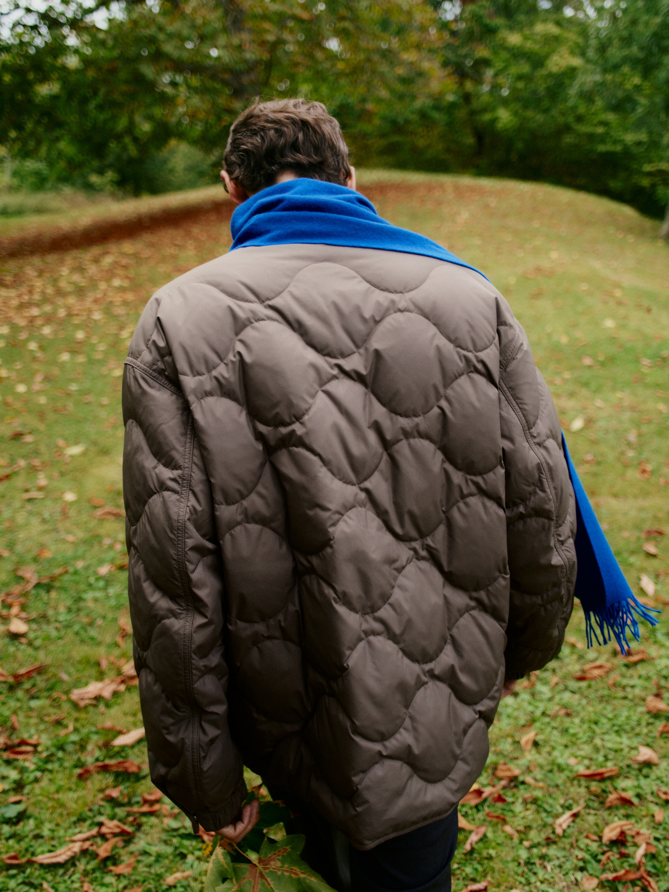 Quilted Down Jacket - Beige - Relaxed fit - men - StillMedia/Environmental - 1