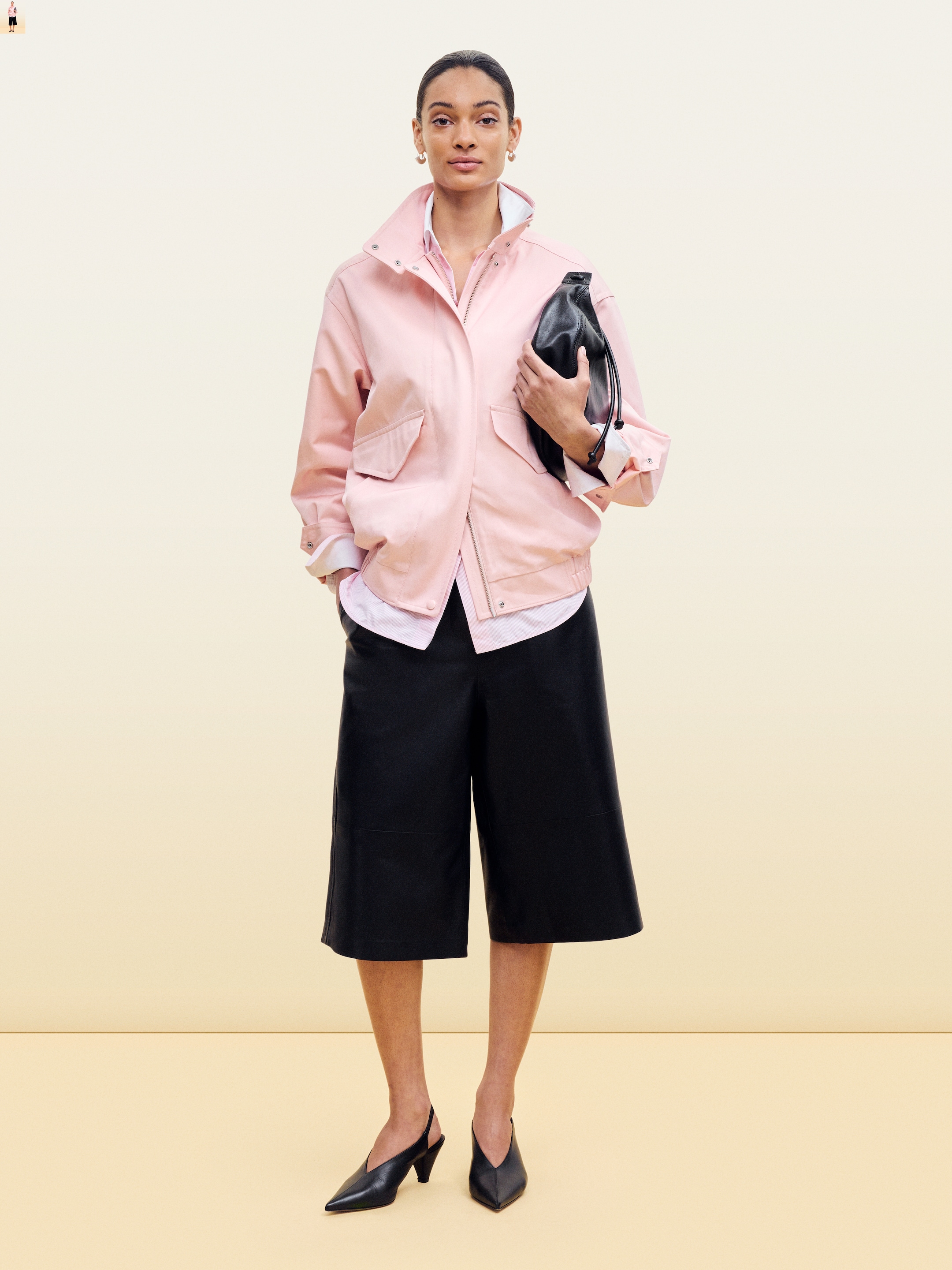 Relaxed-Fit Poplin Shirt - Pink/White - Relaxed fit - Women - StillMedia/Environmental - 1