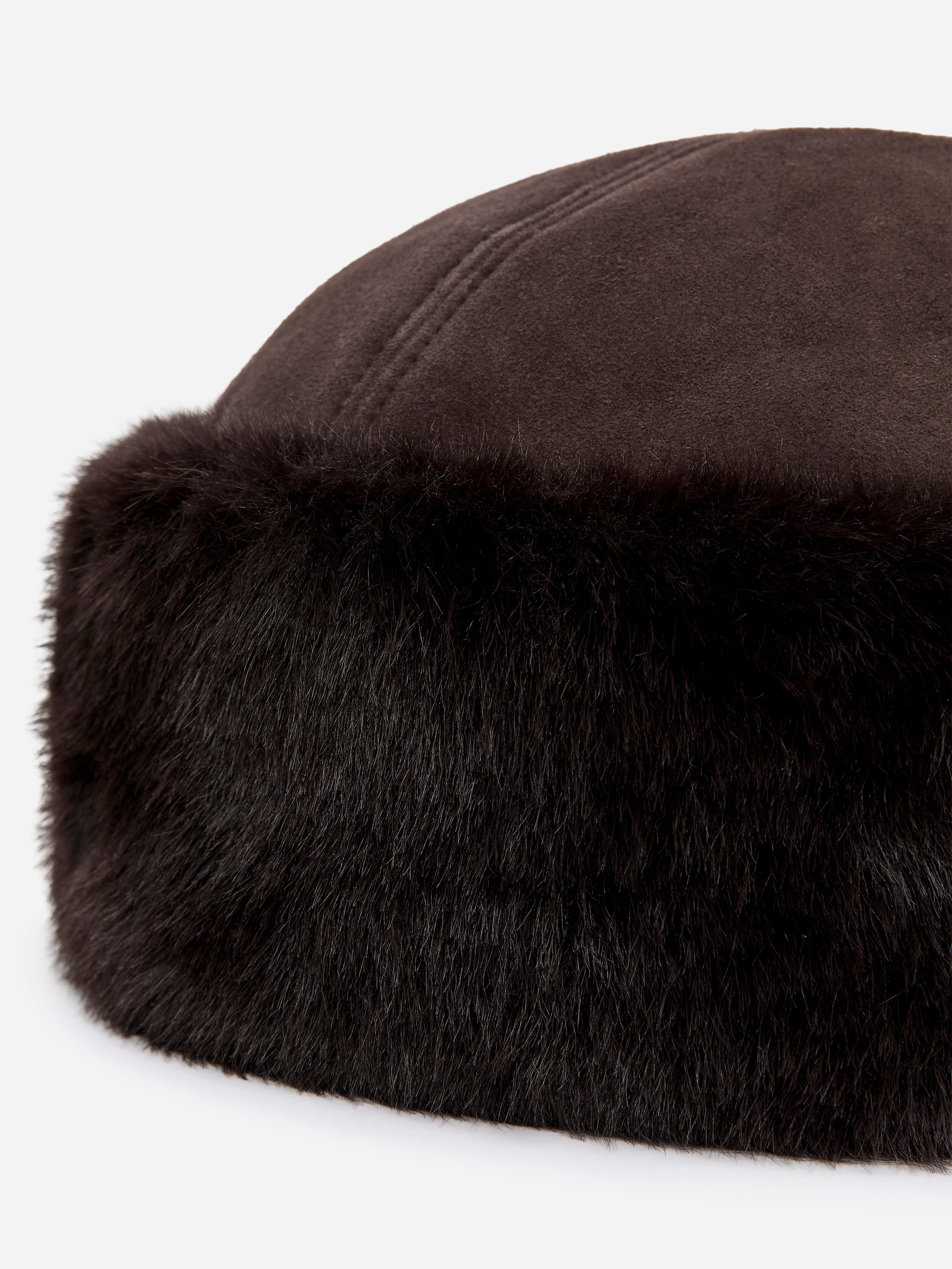 Suede Hat - Dark Brown - Women - StillMedia/DescriptiveDetail - 2