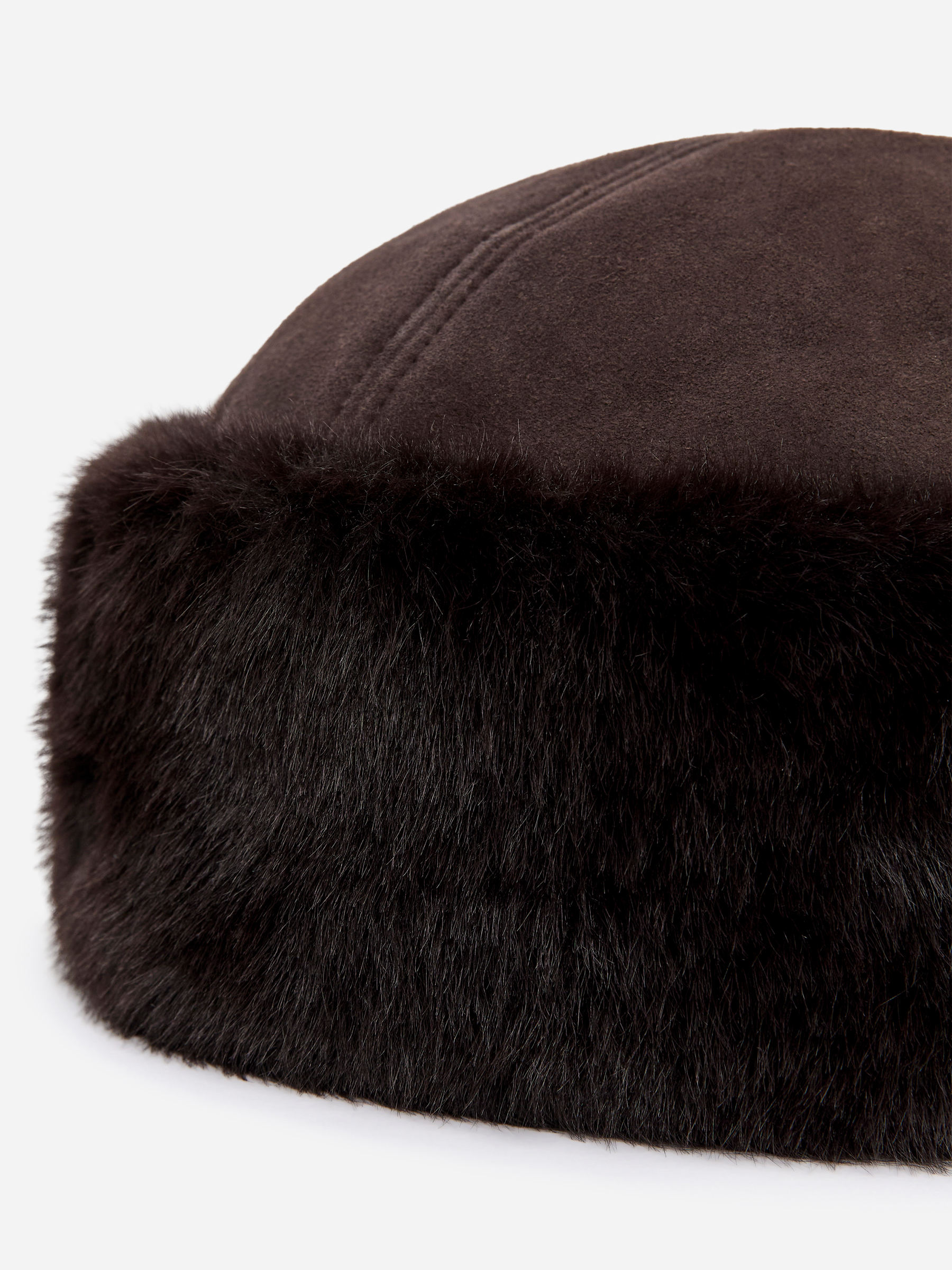 Toque en daim - Marron foncé - Femme - StillMedia/DescriptiveDetail - 2