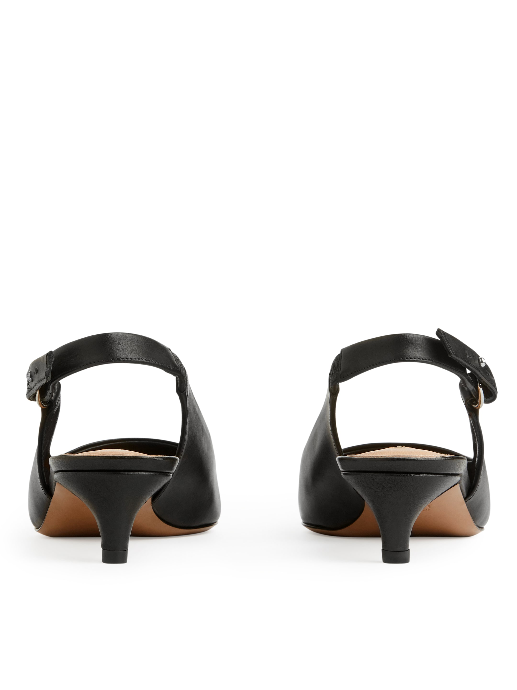 Slingback-Lederpumps - Schwarz - Women - StillMedia/DescriptiveStillLife - 5