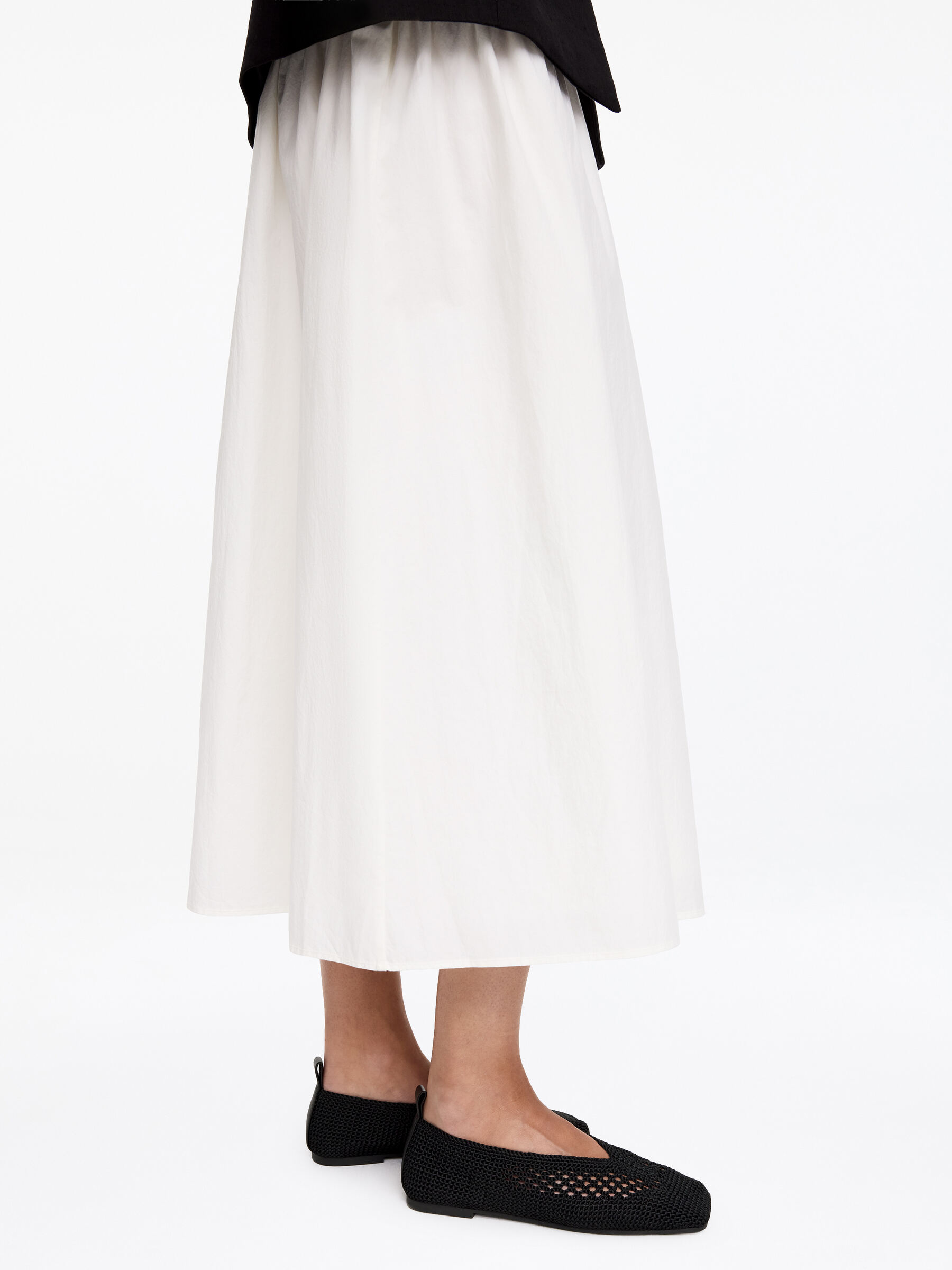 Knitted Ballerina Flats - Black - Women - StillMedia/Lookbook - 8