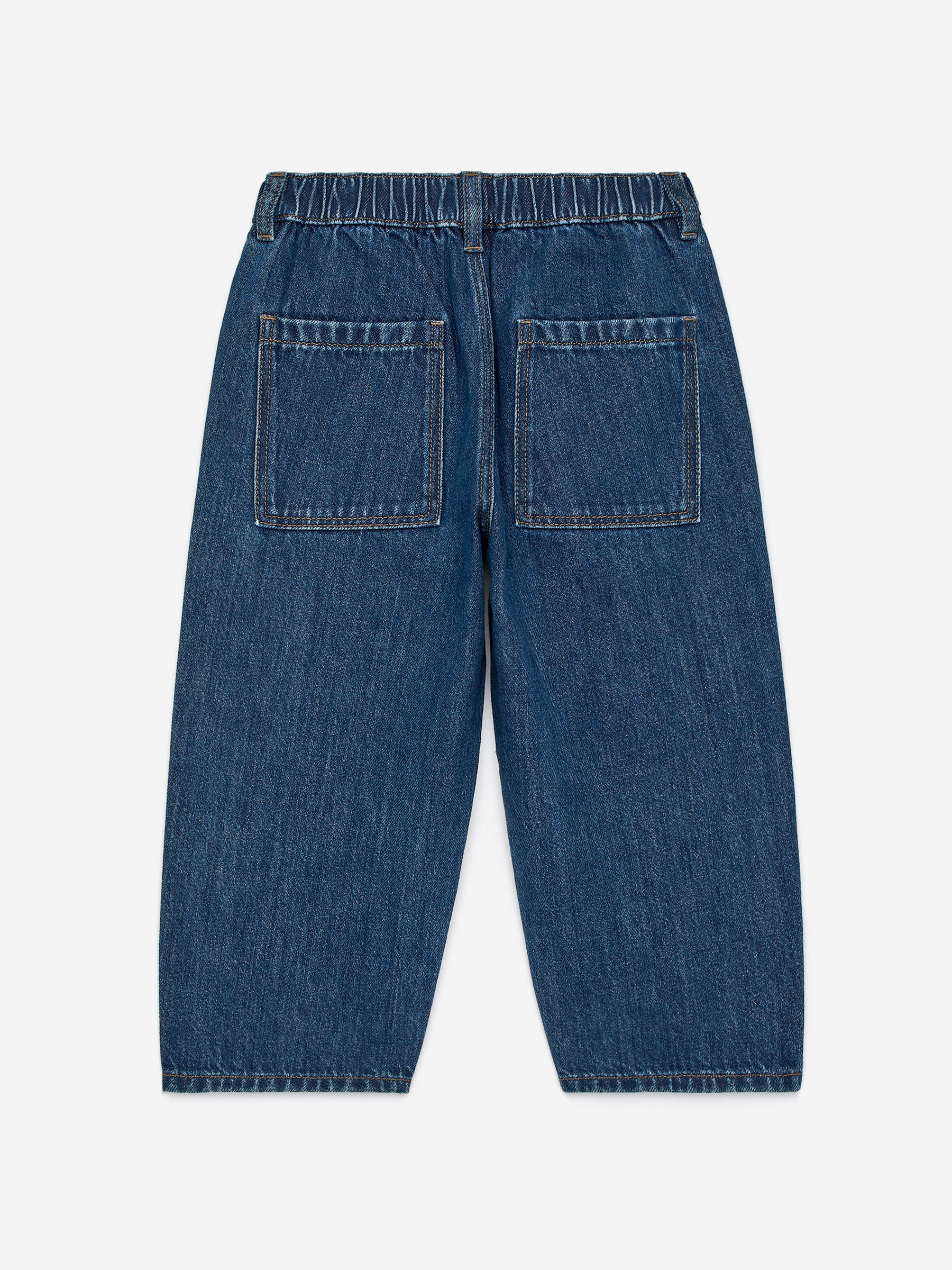 Washed Denim Trousers - Dark Blue - Relaxed fit - Children - StillMedia/DescriptiveStillLife - 2