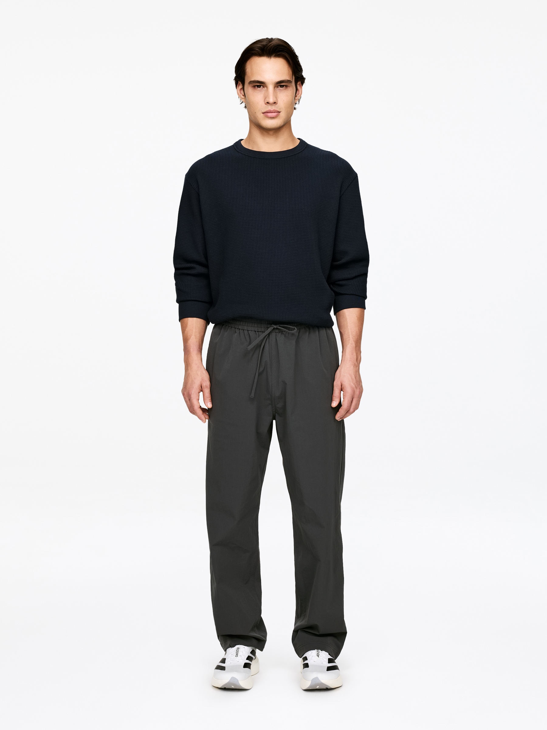 Pull-On Trousers-#7C7772-17900