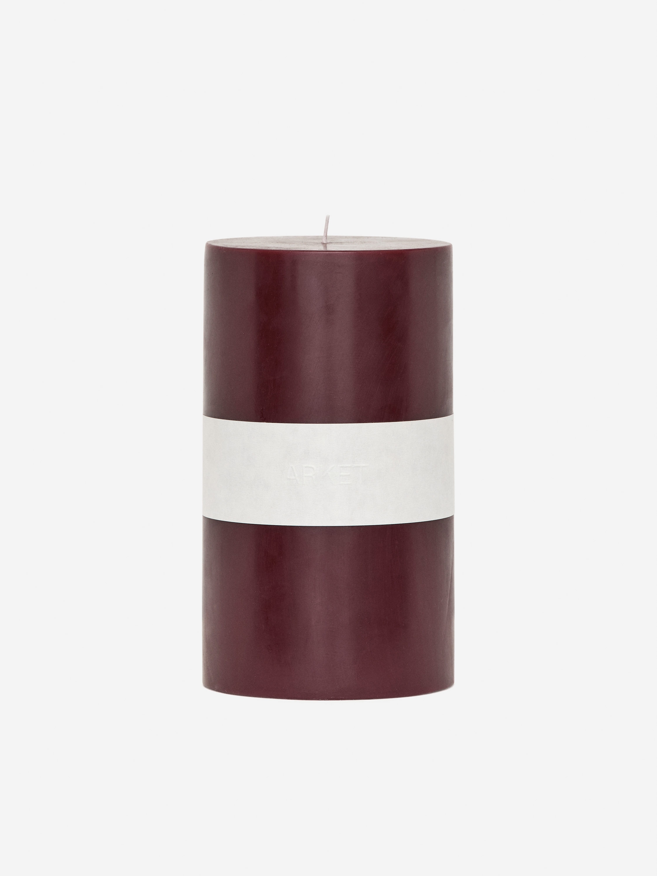 Pillar Candle 17.5 cm-#5D3B41-13395