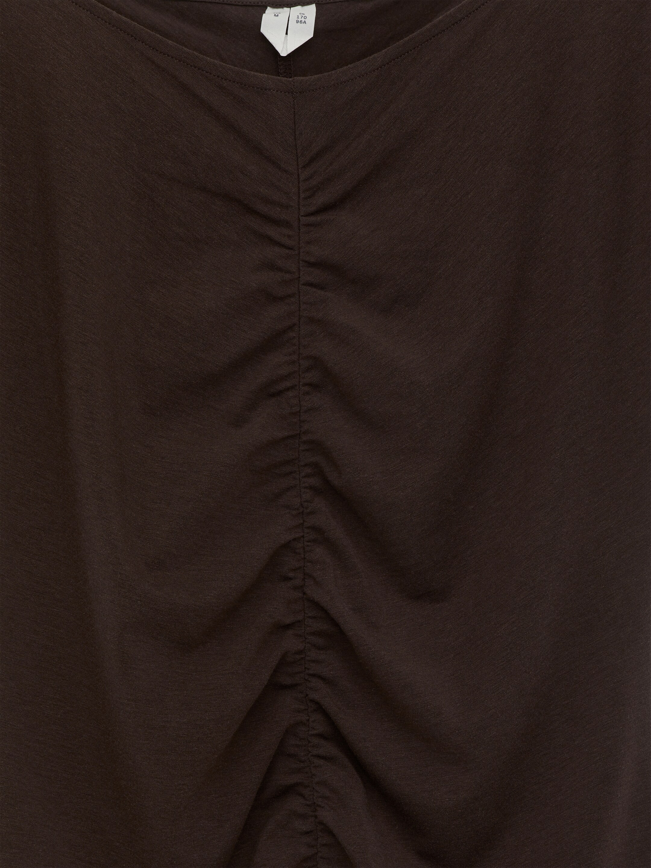 Ver imagem maior: Top franzido - Castanho escuro - SENHORA | H&M PT 6