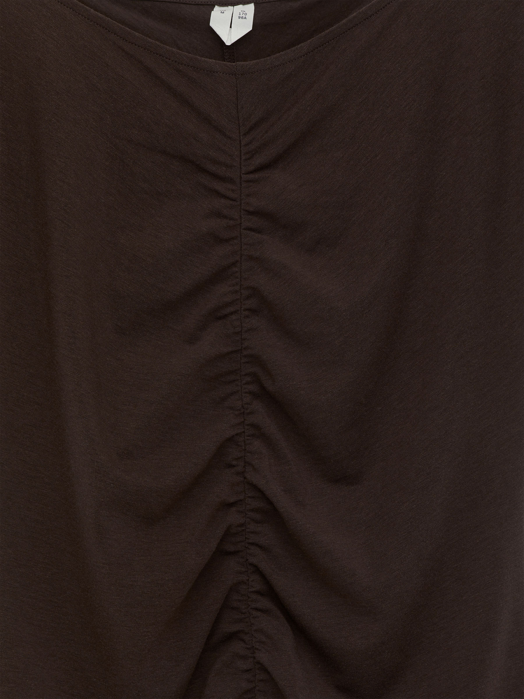 Haut froncé - Marron foncé - Slim fit - Femme - StillMedia/DescriptiveDetail - 2