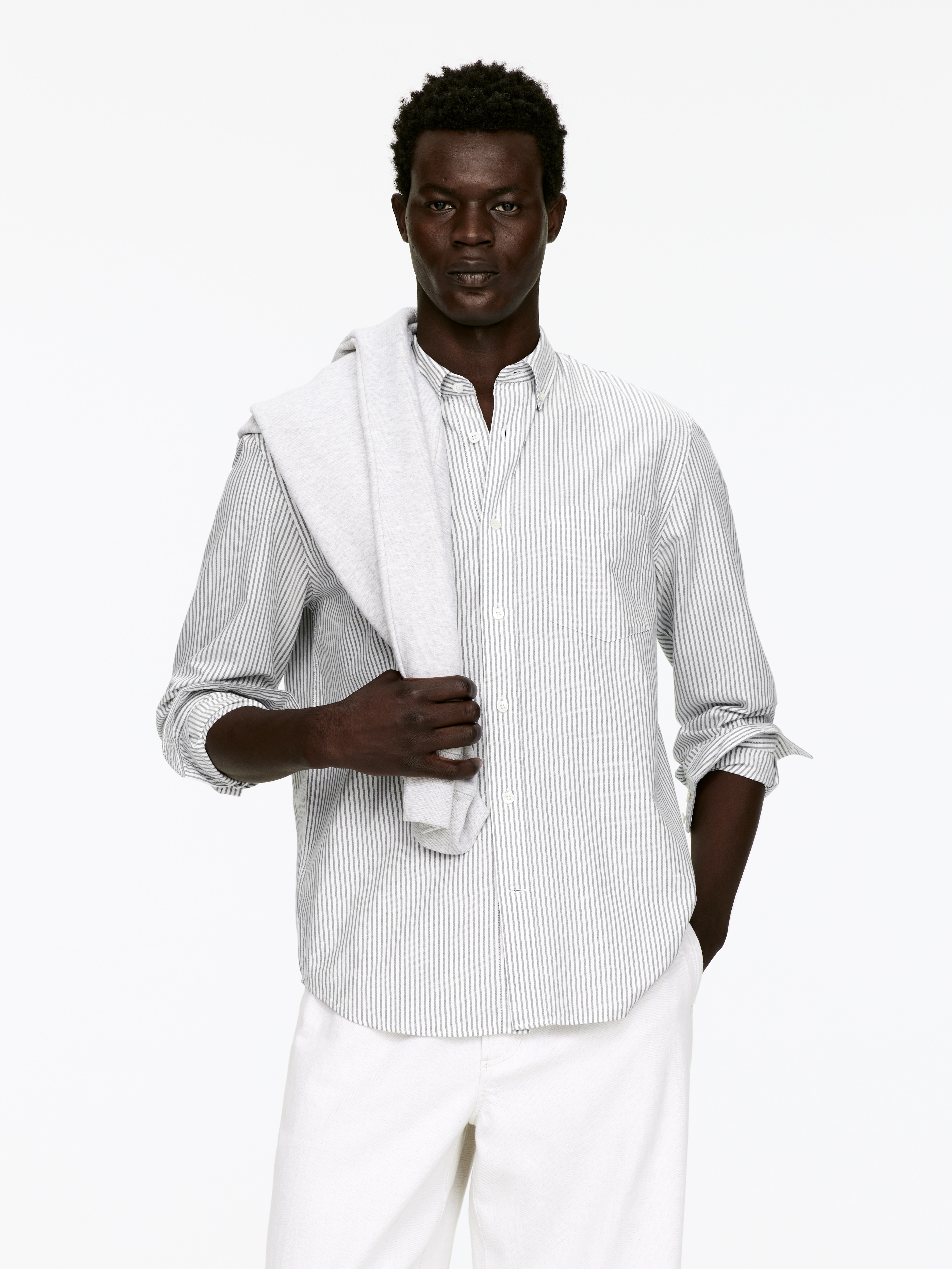 Πουκάμισο Oxford - Γκρι/Λευκό/Light Blue/Λευκό/Μπλε/Ριγέ/Ανοιχτό Γκρι/Dark Blue/Εκρού/Πράσινο/Σκούρο Μόλε/Σκούρο πράσινο