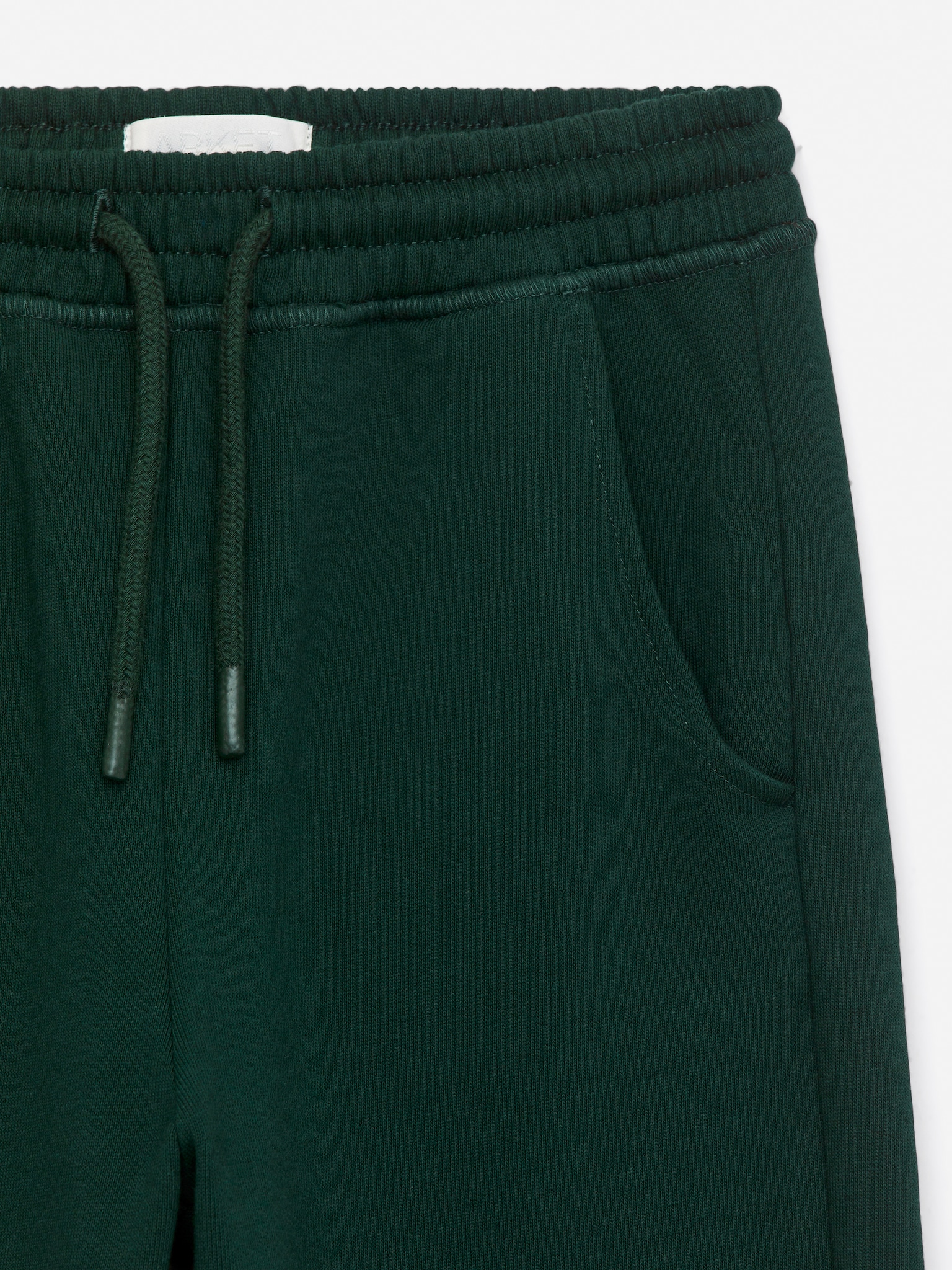 Pantalon de survêtement en tissu éponge - Vert foncé - 3