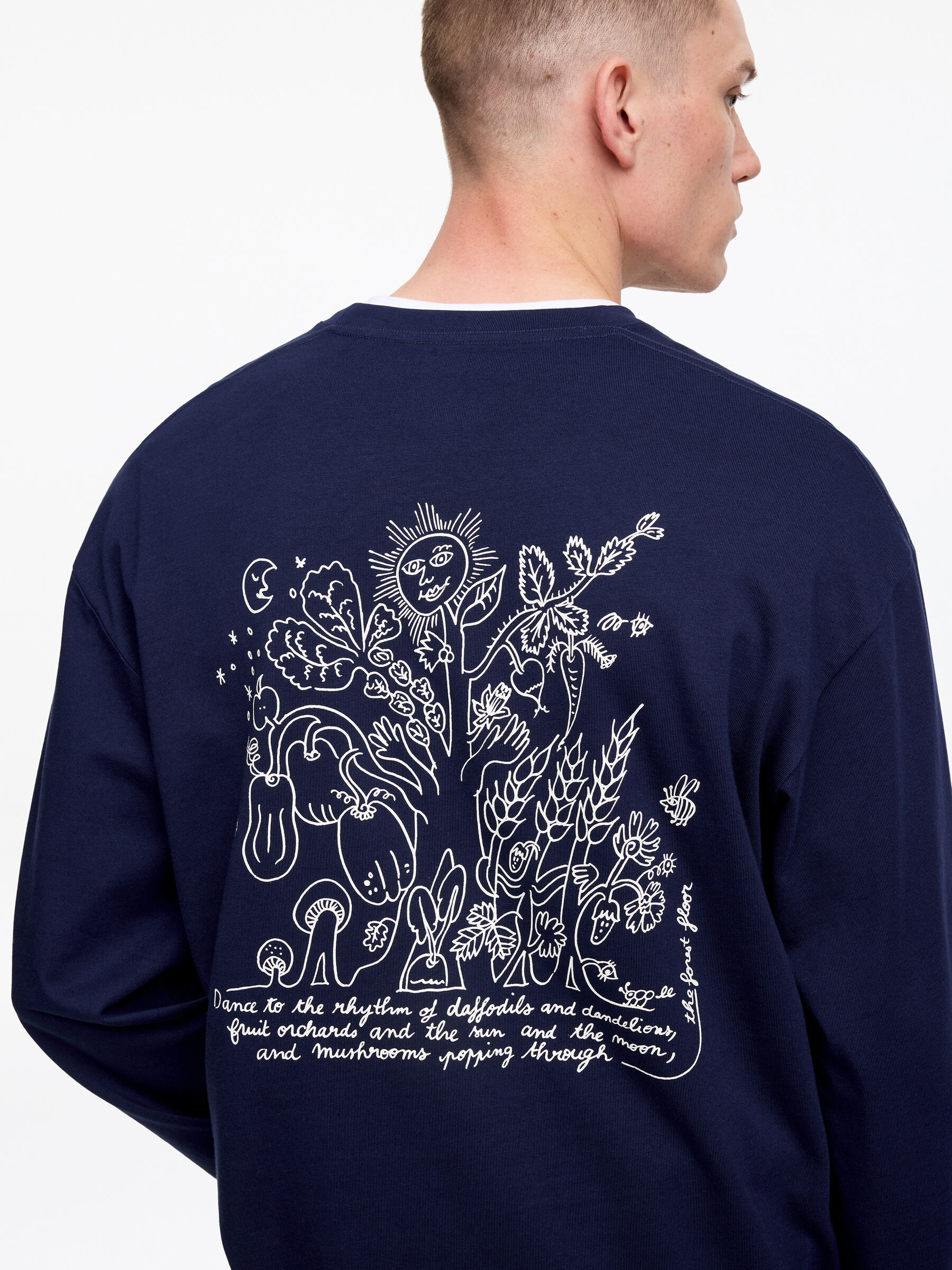 ARKET CAFÉ Long sleeve T-Shirt - Dark Blue - Regular fit - Café - StillMedia/Lookbook - 6