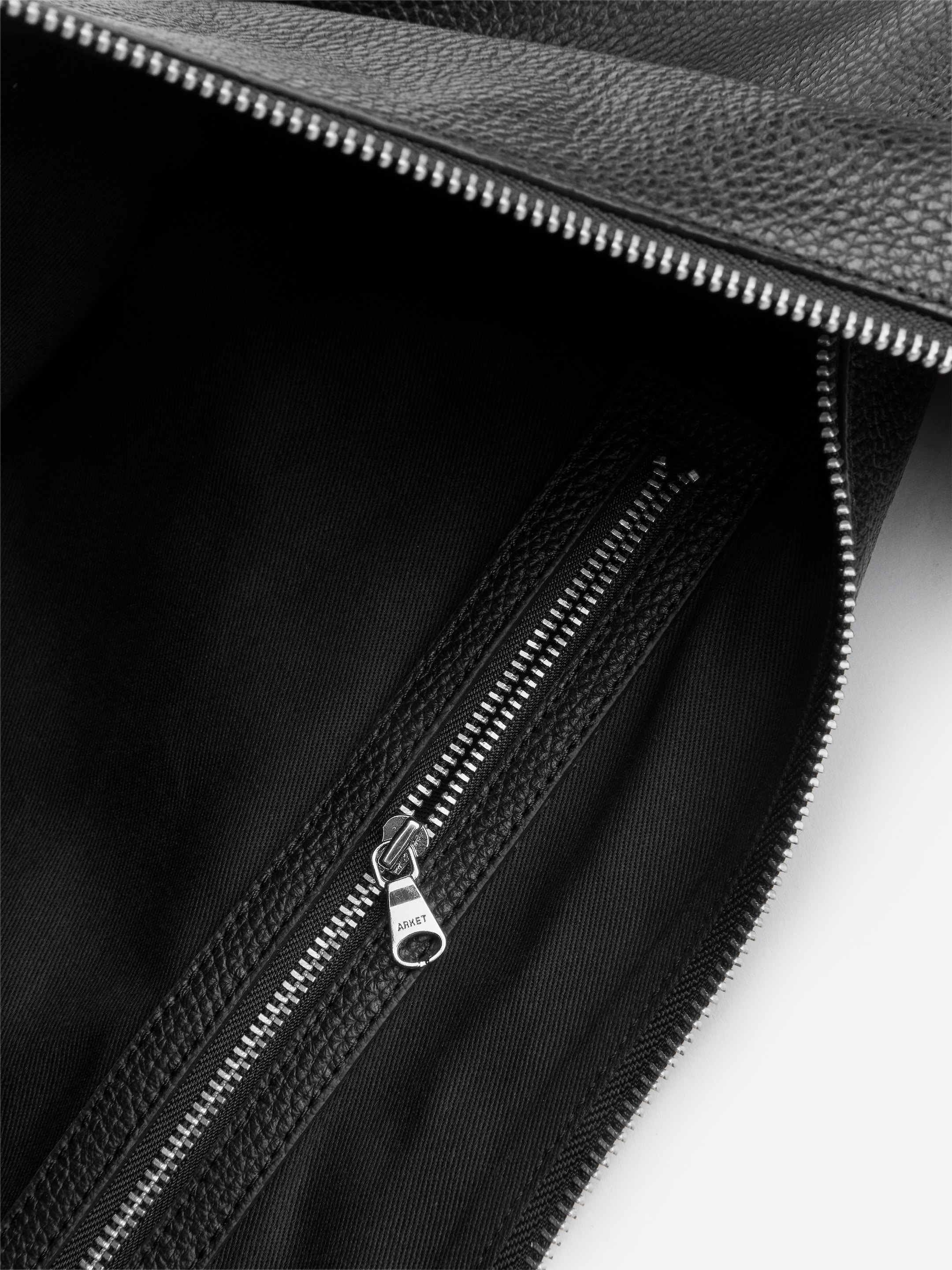 View larger image: Curved Leather Bag - Black - Ladies | H&M GB 4