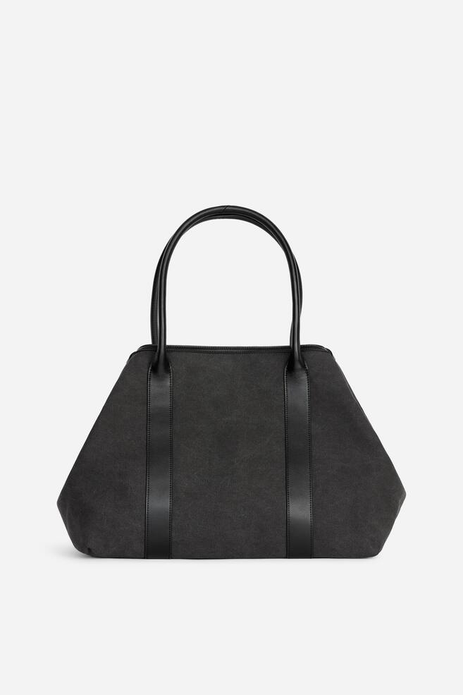 Canvas Tote Bag - Black - 1