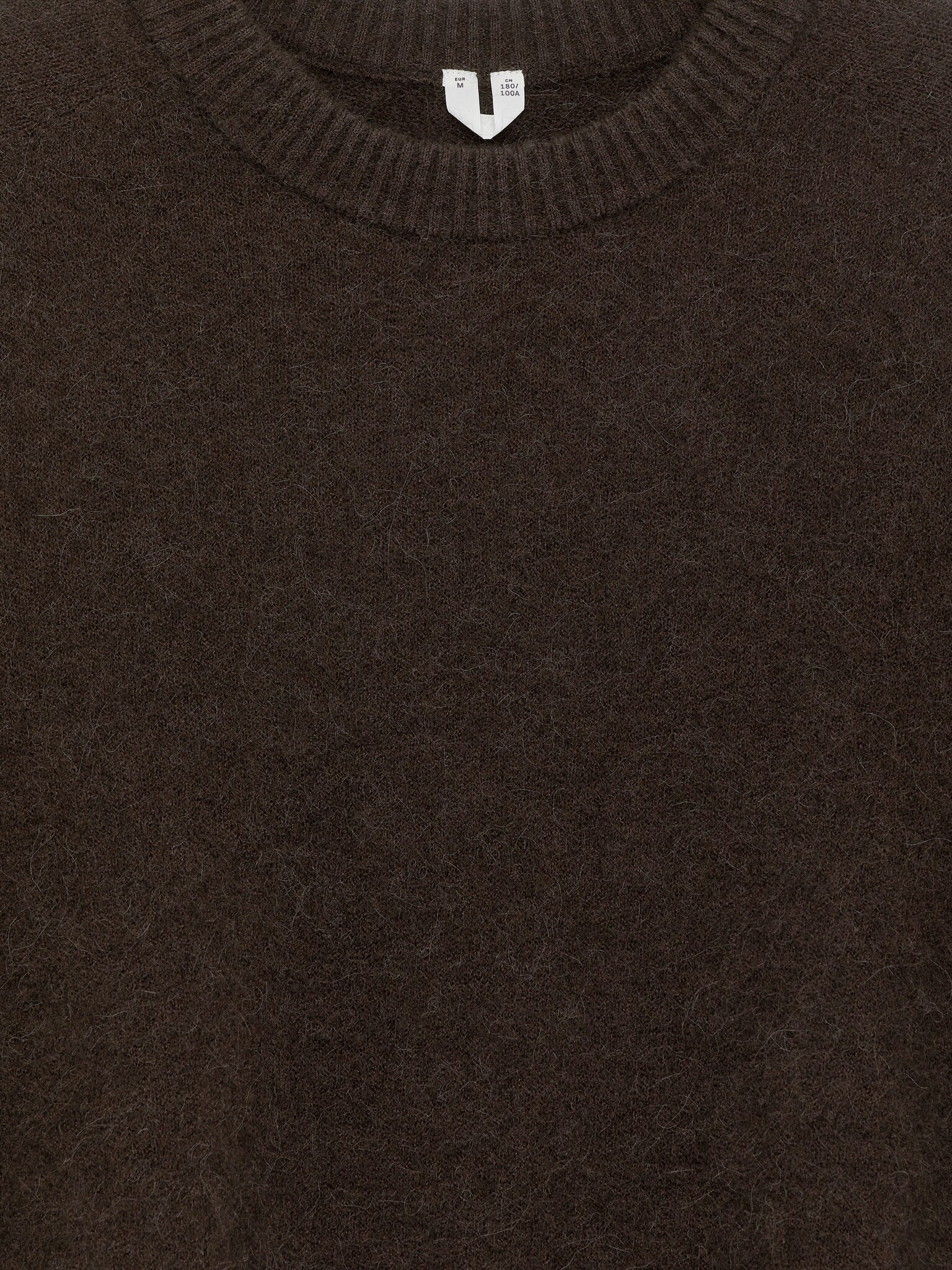 Alpaca-Merino Blend Jumper - Marron foncé/Bleu poudré - 5