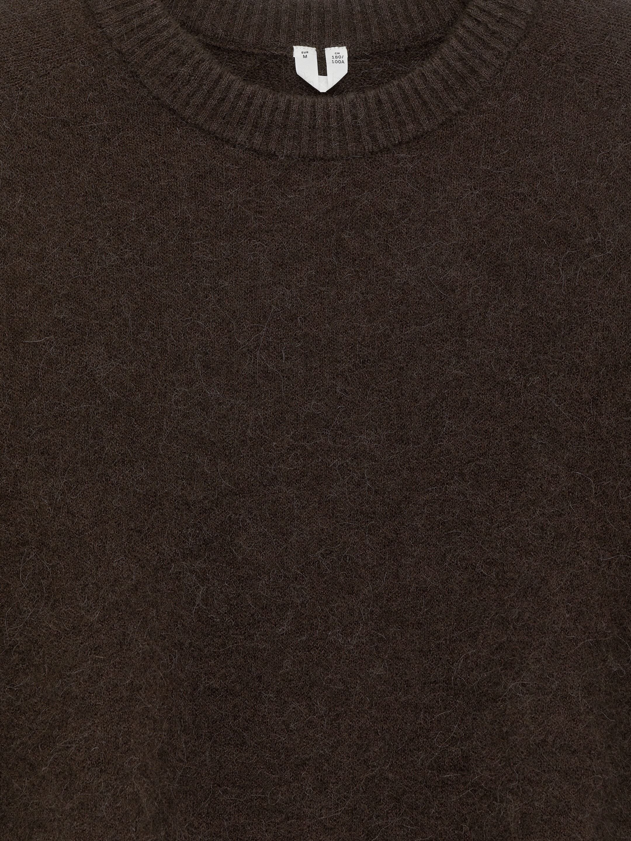 Alpaca-Merino Blend Jumper - Marron foncé - Regular fit - Homme - StillMedia/DescriptiveDetail - 7