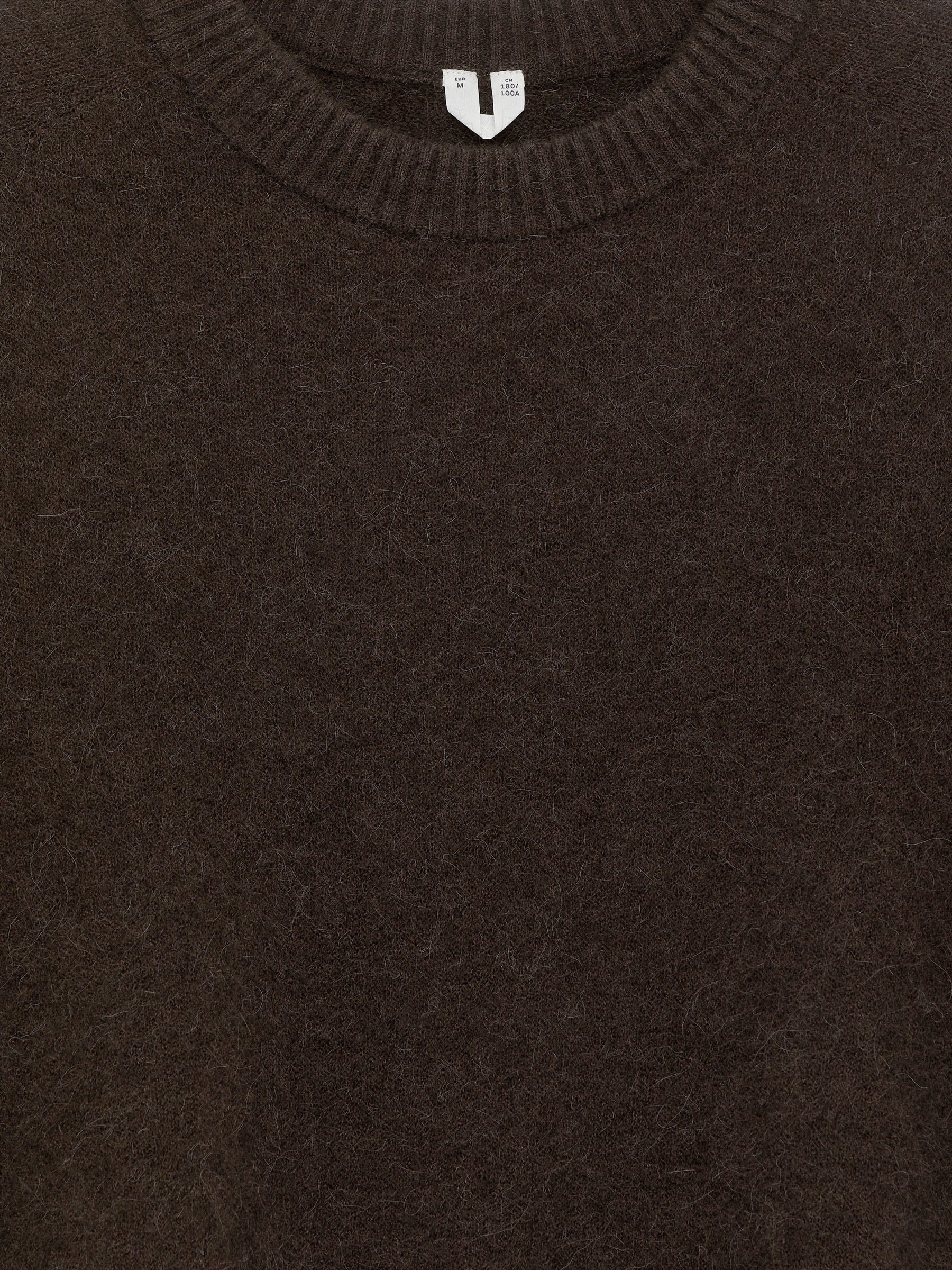 Alpaca-Merino Blend Jumper - Dark Brown - Regular fit - Men - StillMedia/DescriptiveDetail - 7