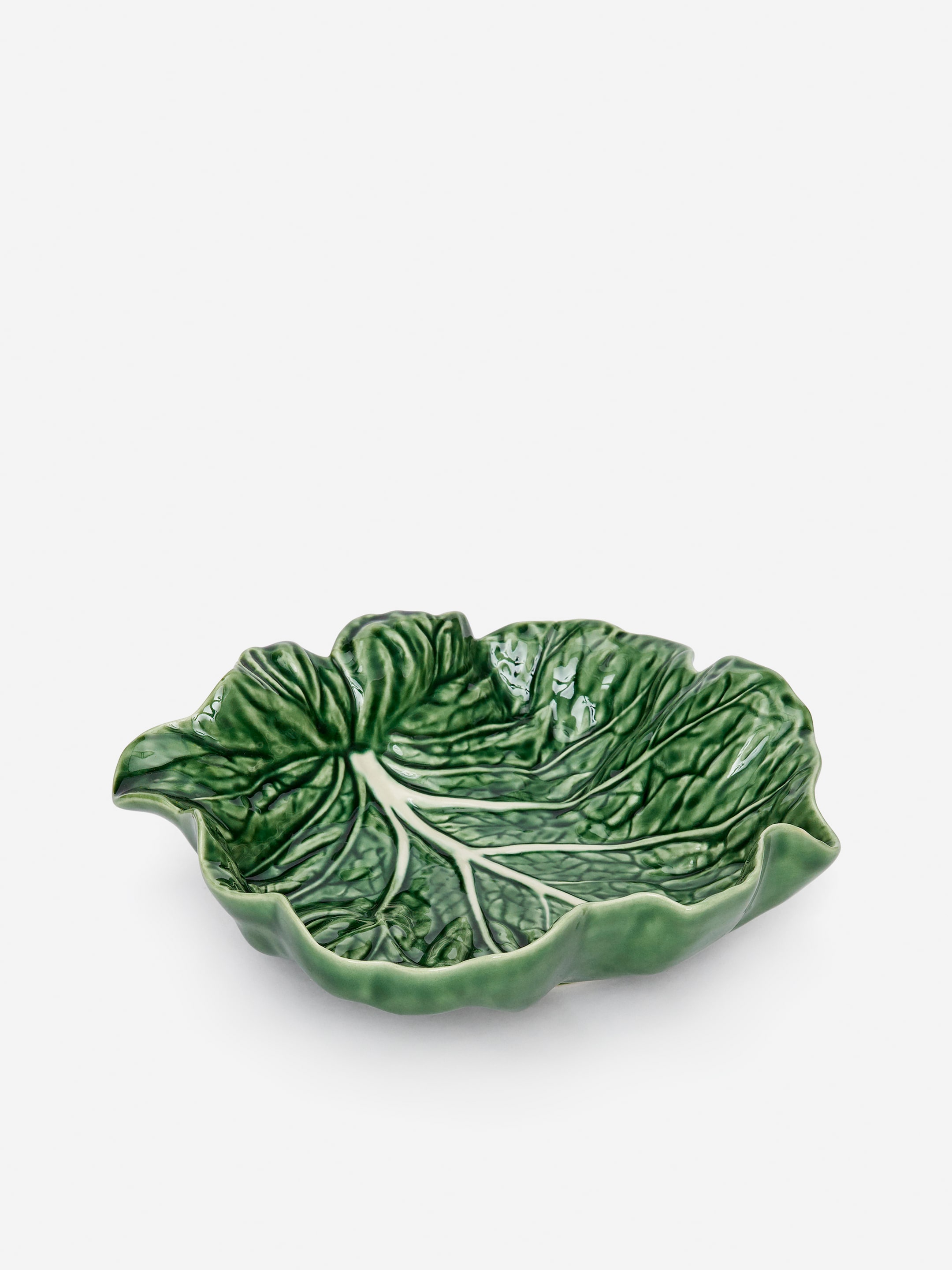Größeres Bild ansehen: Konkaves Blatt Bordallo Pinheiro, 26 cm - Grün - Home All | H&M DE 1