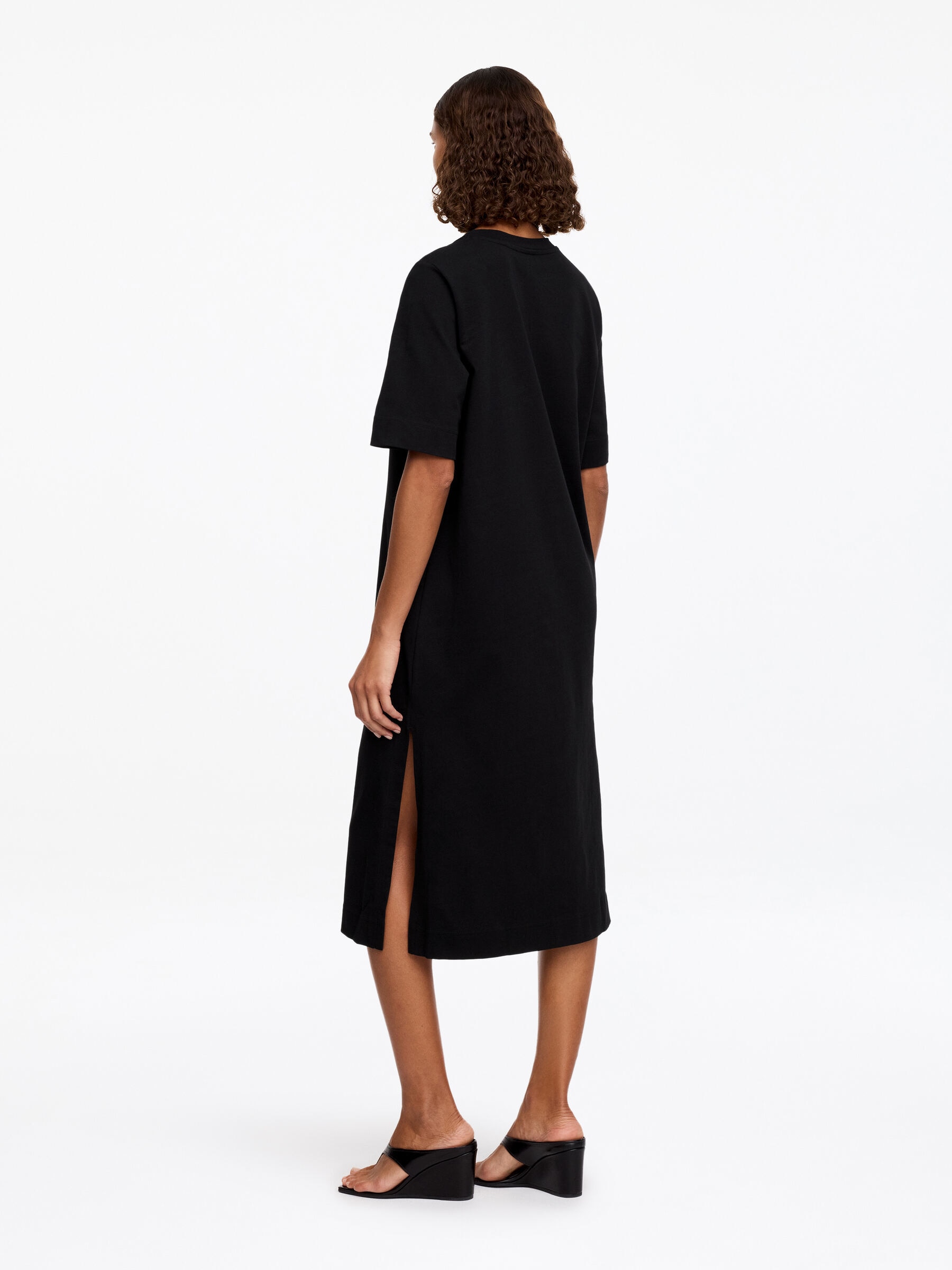 T-Shirt Dress - Black - Loose fit - Women - StillMedia/Lookbook - 7